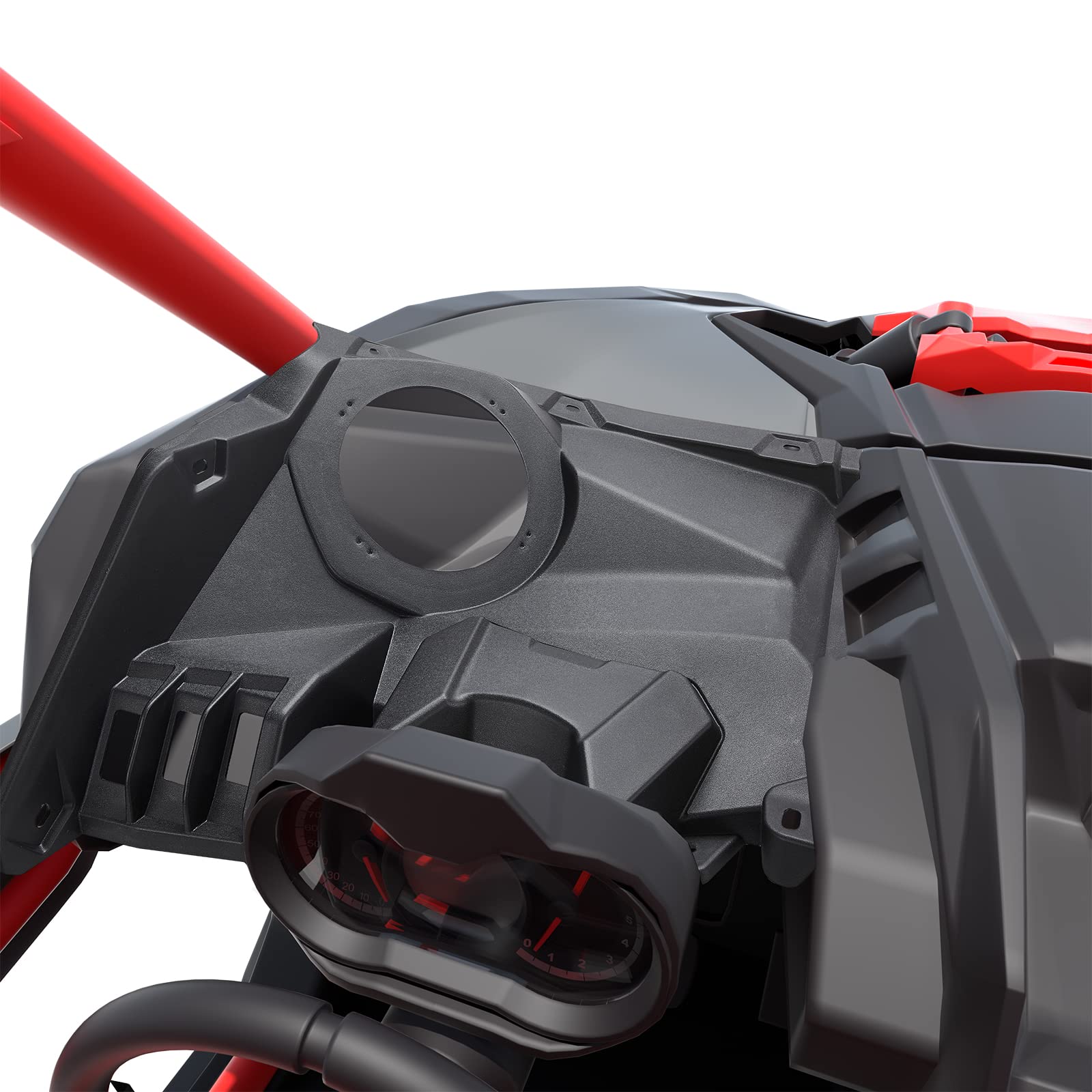 KEMIMOTO X3 Front Dash Speaker Pods Compatible with Can Am Maveri by KEMIMOTO - Angle View 4