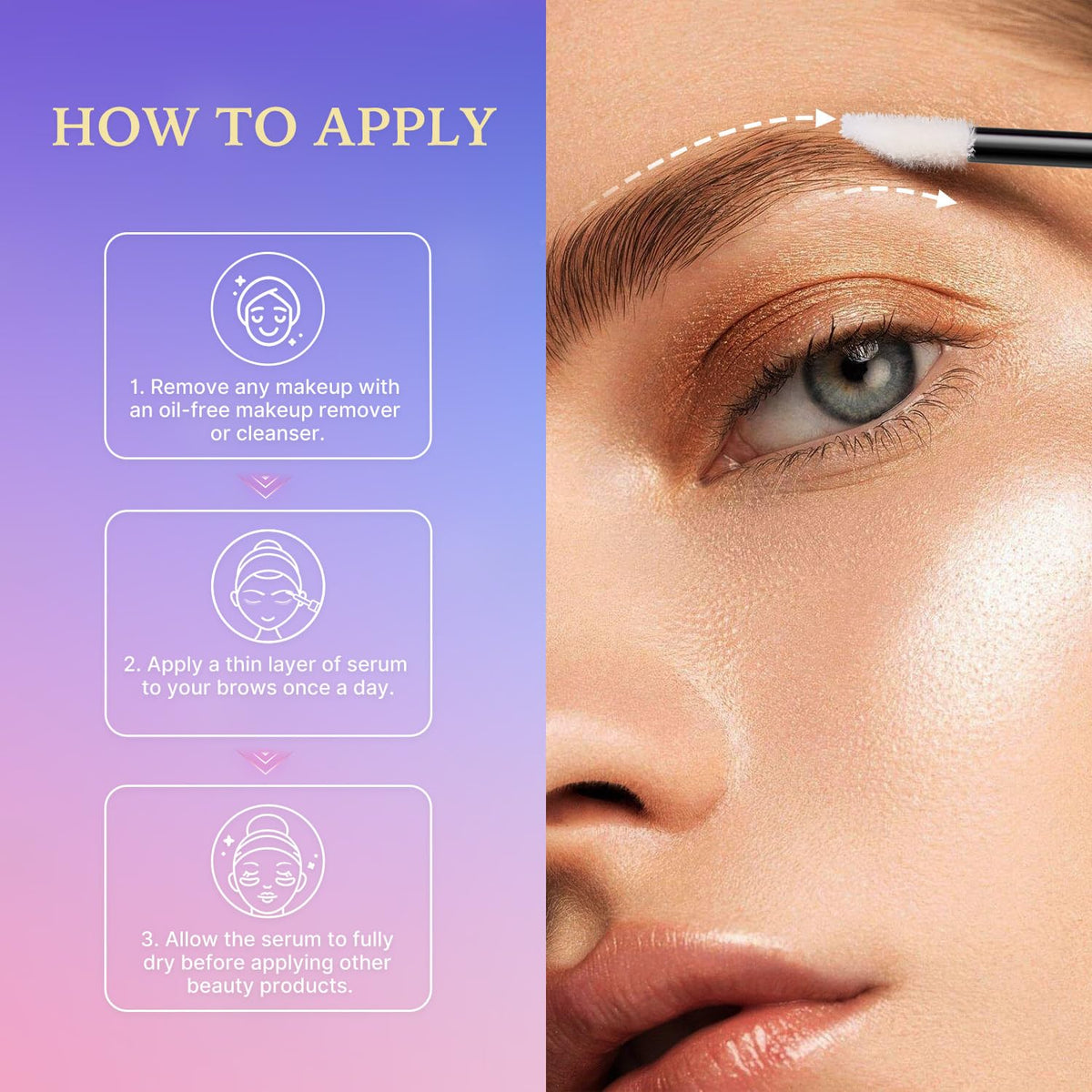 VieBeauti Eyebrow Growth Serum for Longer Fuller Thicker - VieBeauti Official Imagery - 7
