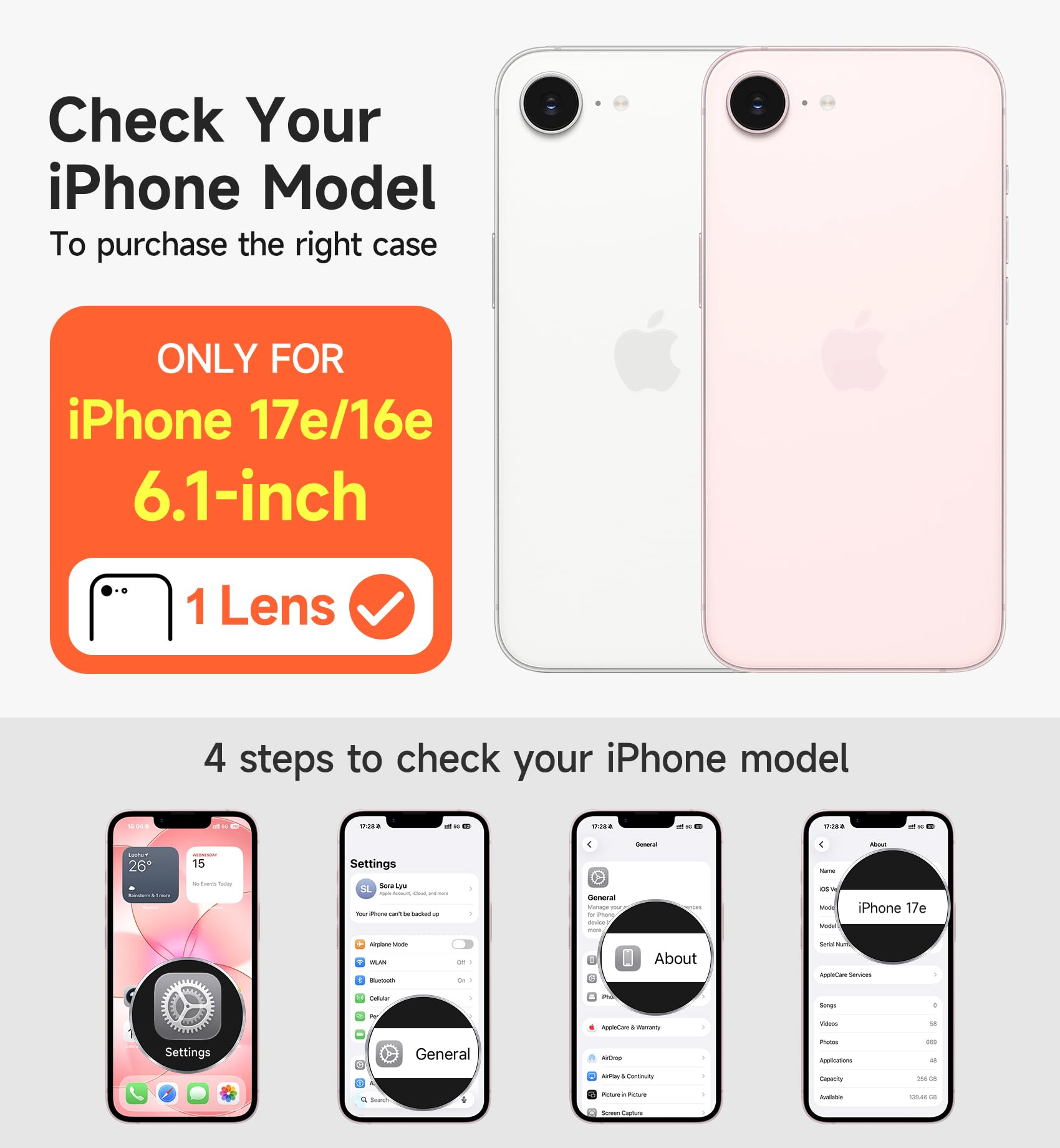 SURITCH for iPhone 17e 16e Case with Magnetic Camera Slide - SURITCH Official Imagery - 3