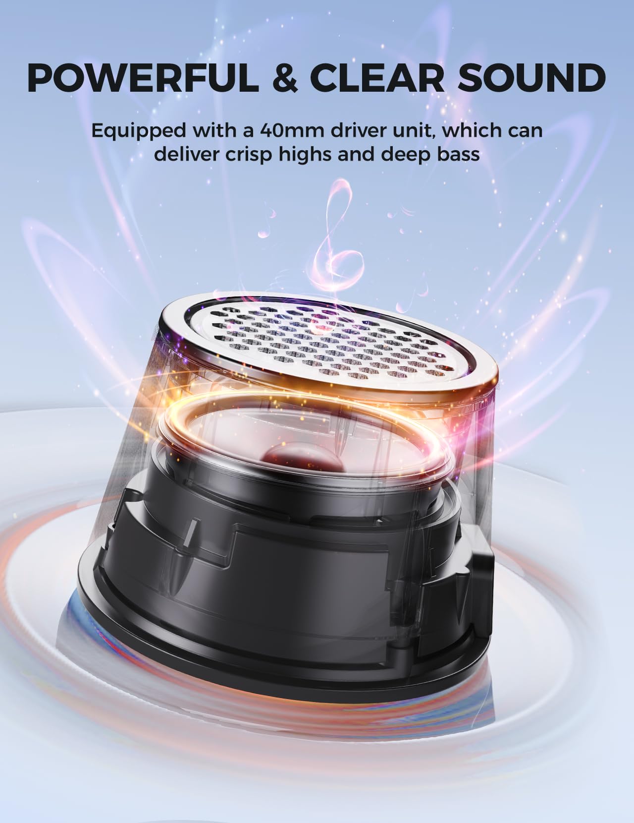 dbsono Small Portable Bluetooth Speaker Birthday Gifts Magnetic Phone - View 3