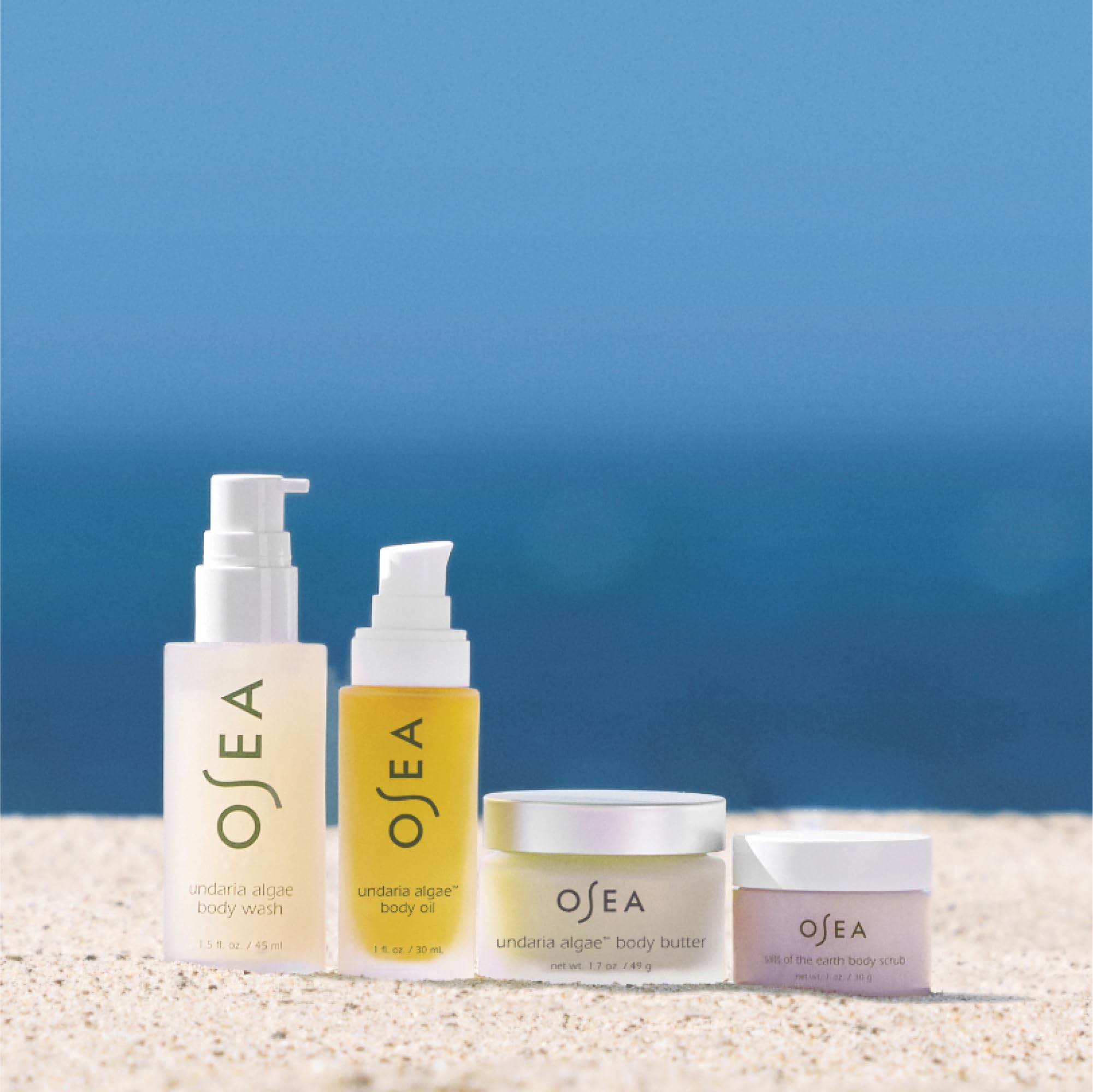 OSEA Bodycare Bestsellers, 4-Piece Travel-friendly Set, Intense - OSEA