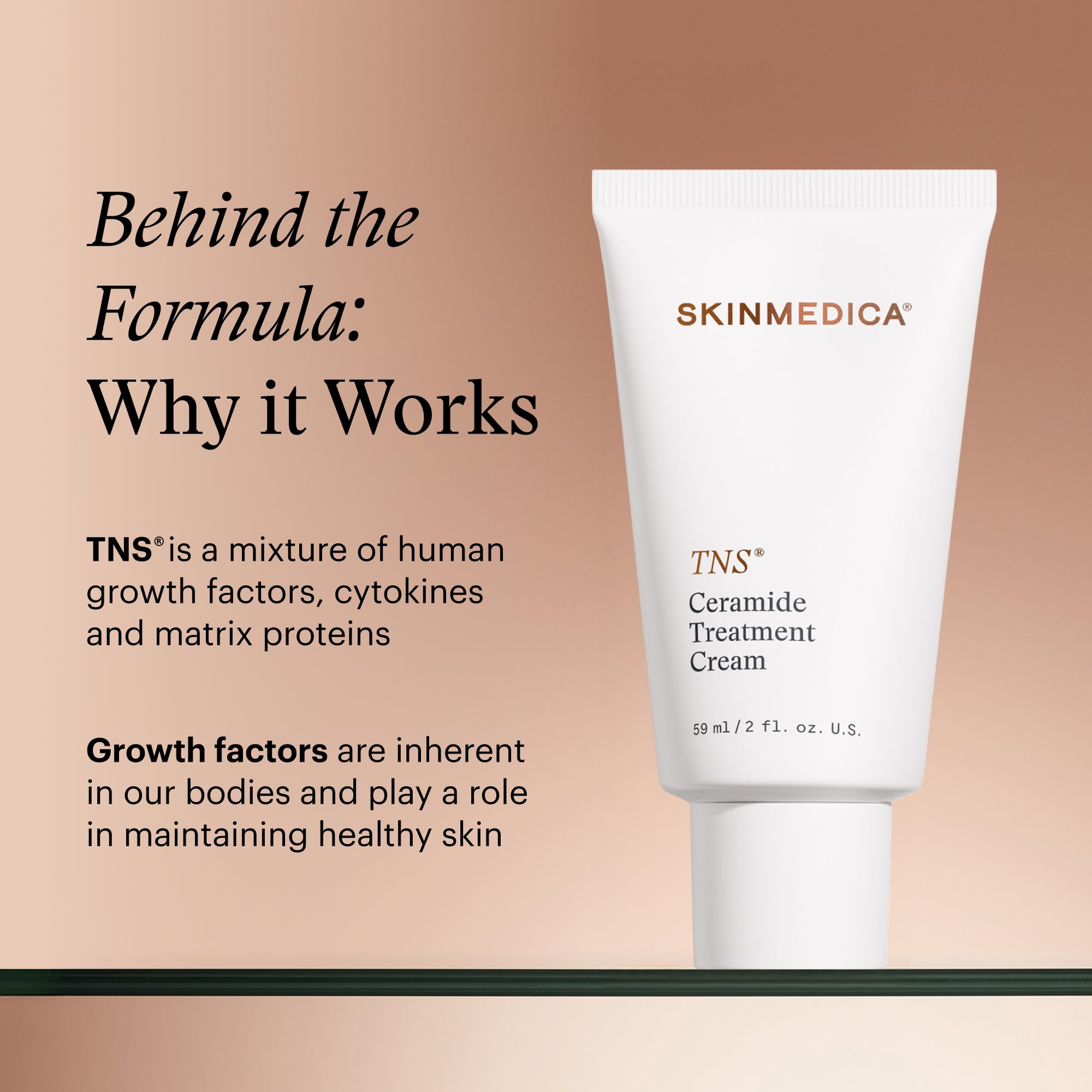 SkinMedica TNS Ceramide Treatment Facial Cream - Premium Selection Official Imagery - 7
