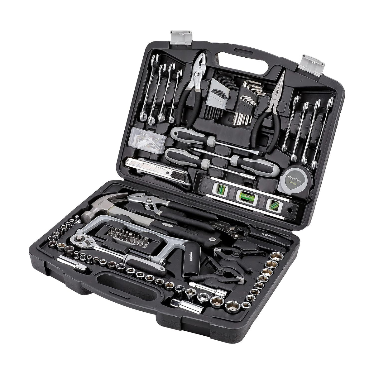 Amazon Basics 131 Piece General Household Hand Tool Set with - Amazon Basics Official Imagery - 7