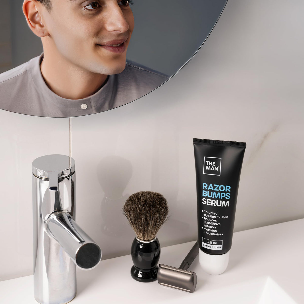 The Man Razor Bumps Serum - Vanibiss Official Imagery - 6