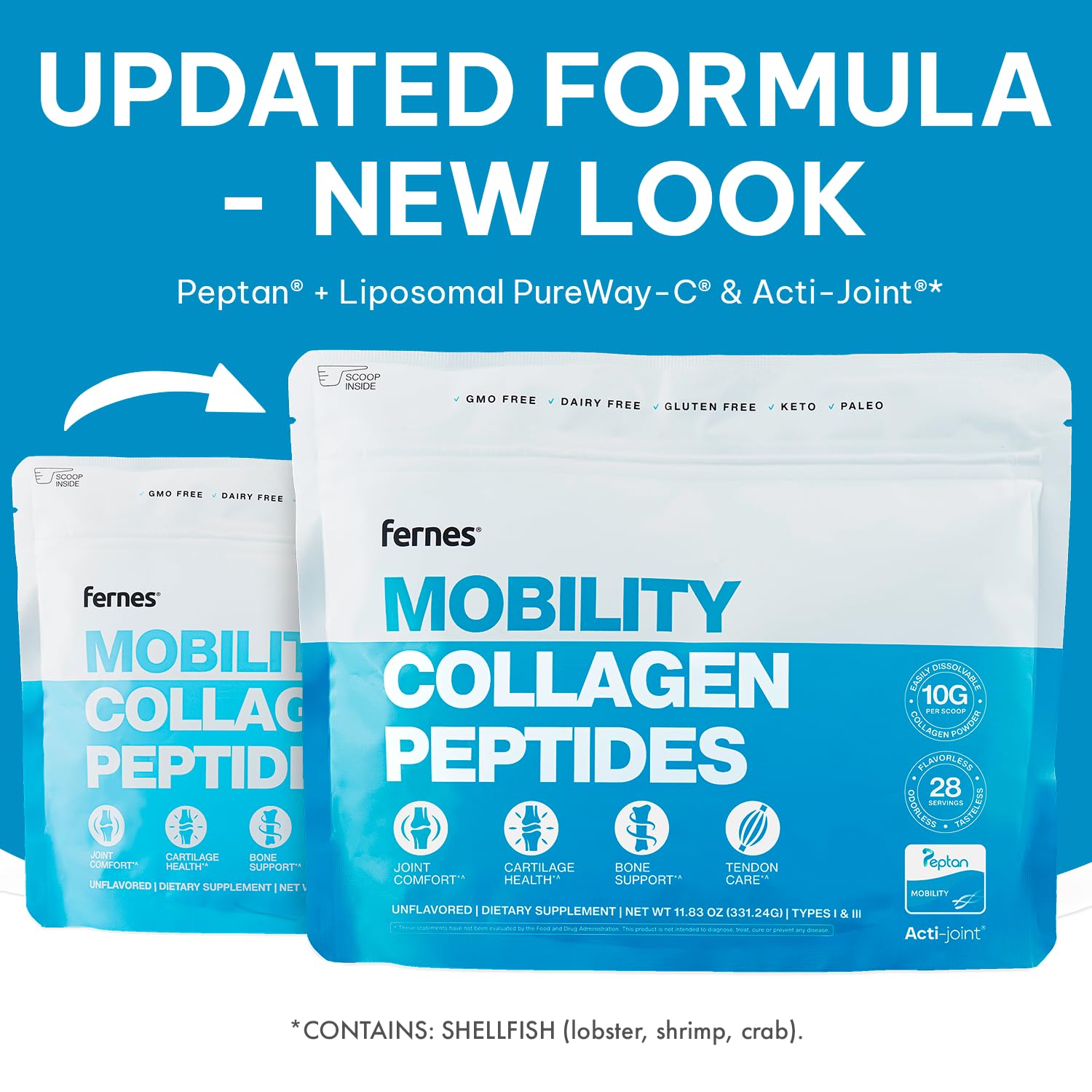 Mobility Collagen Peptides Powder - Fernes Official Imagery - 3