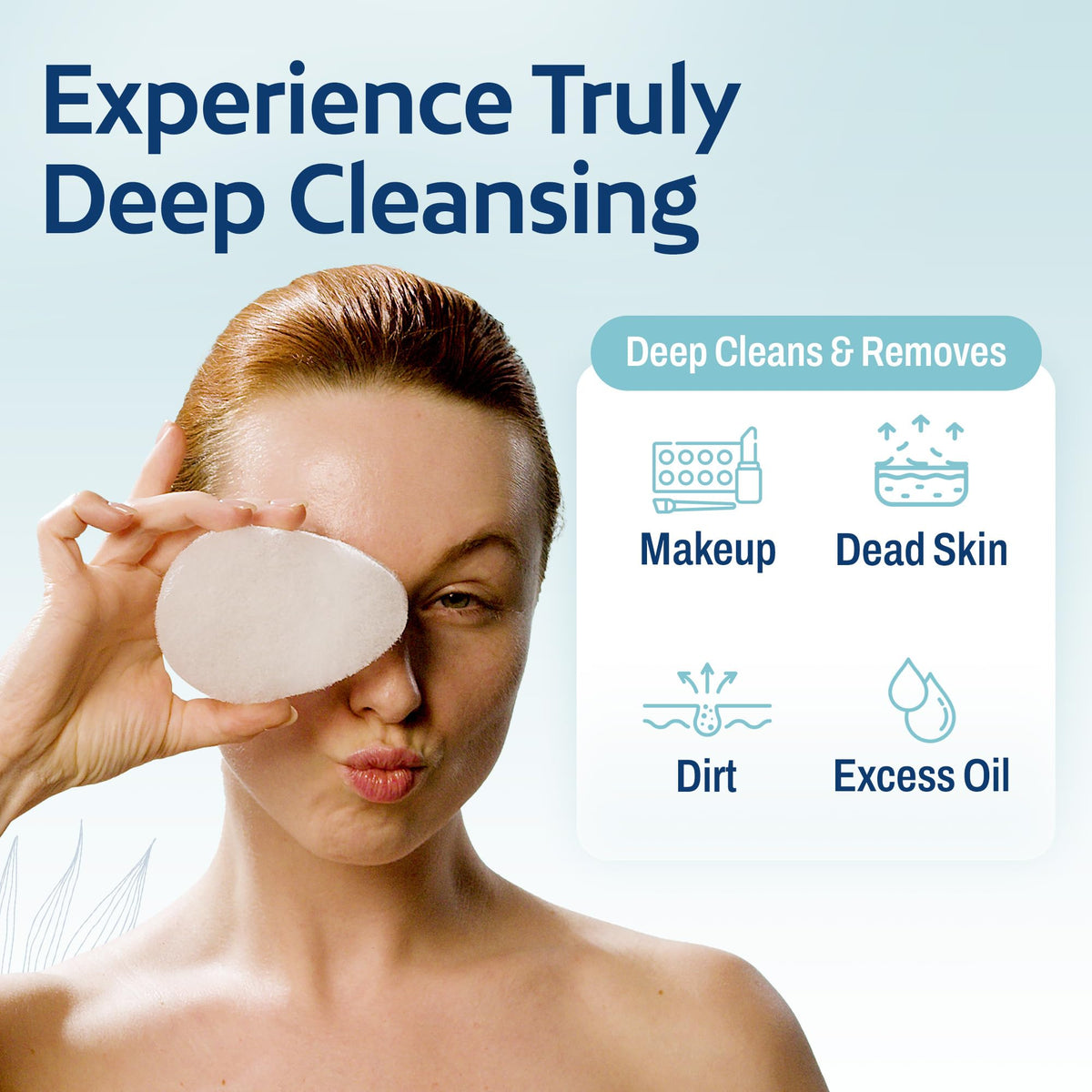 HartFelt Regular Exfoliating Facial Sponge for Face - HartFelt Official Imagery - 3