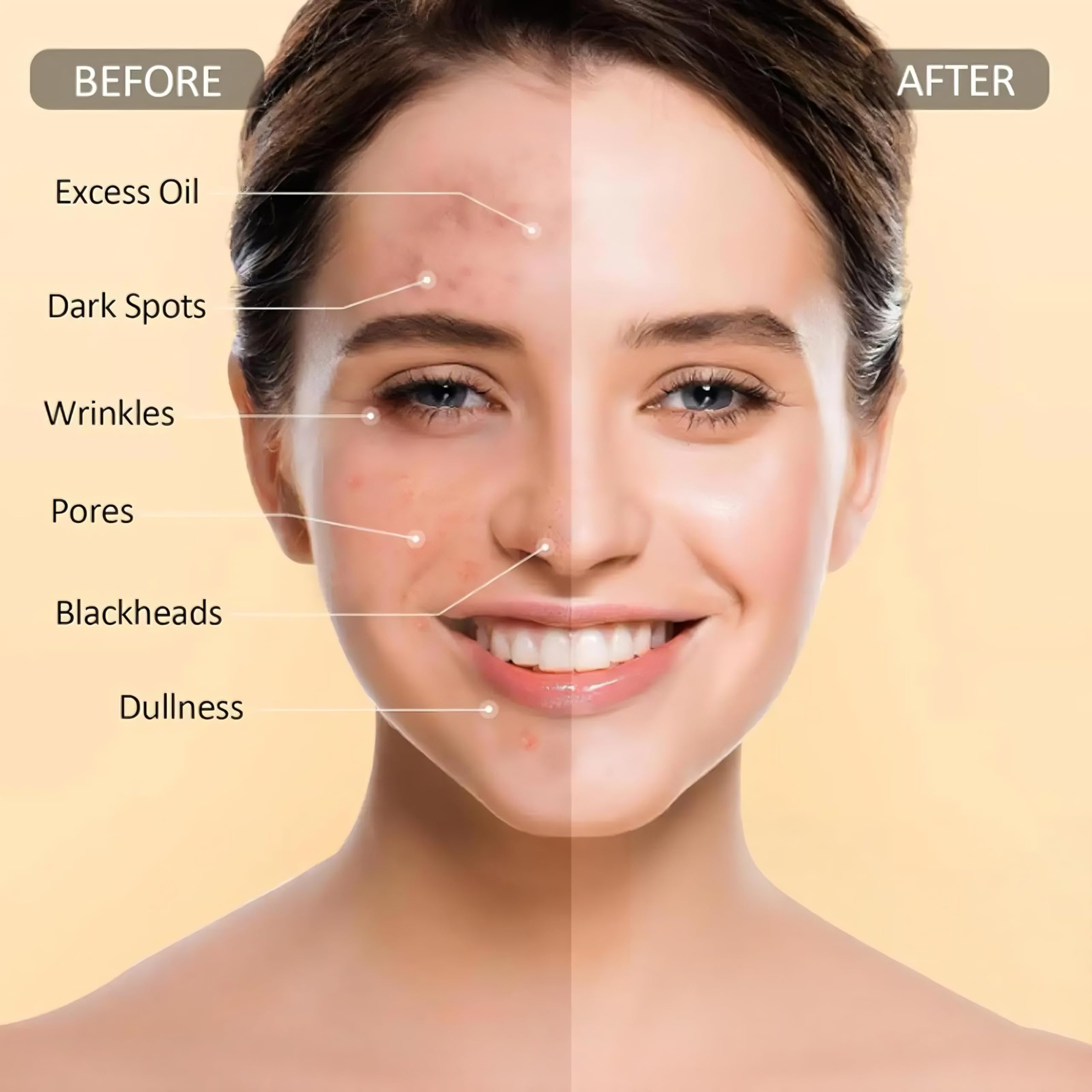 Vitamin C Peel Off Face Mask, Turmeric Moisturizing Mask, Deep - BEAUTYTURESS