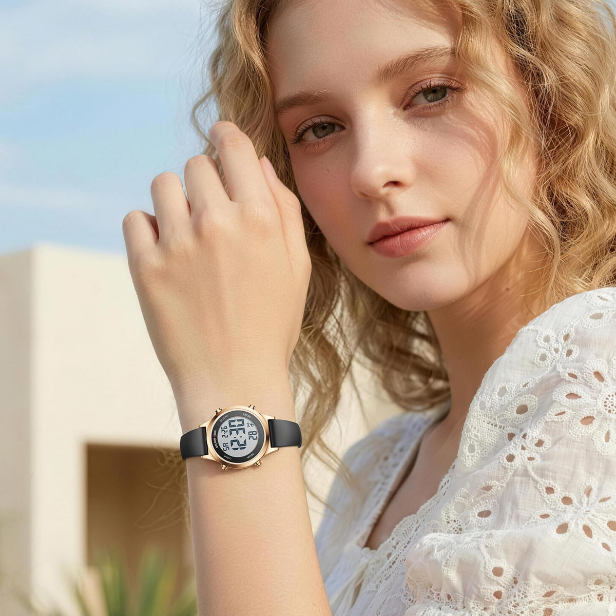 GOLDEN HOUR Waterproof Women s Digital Sports Watches with - GOLDEN HOUR Official Imagery - 8