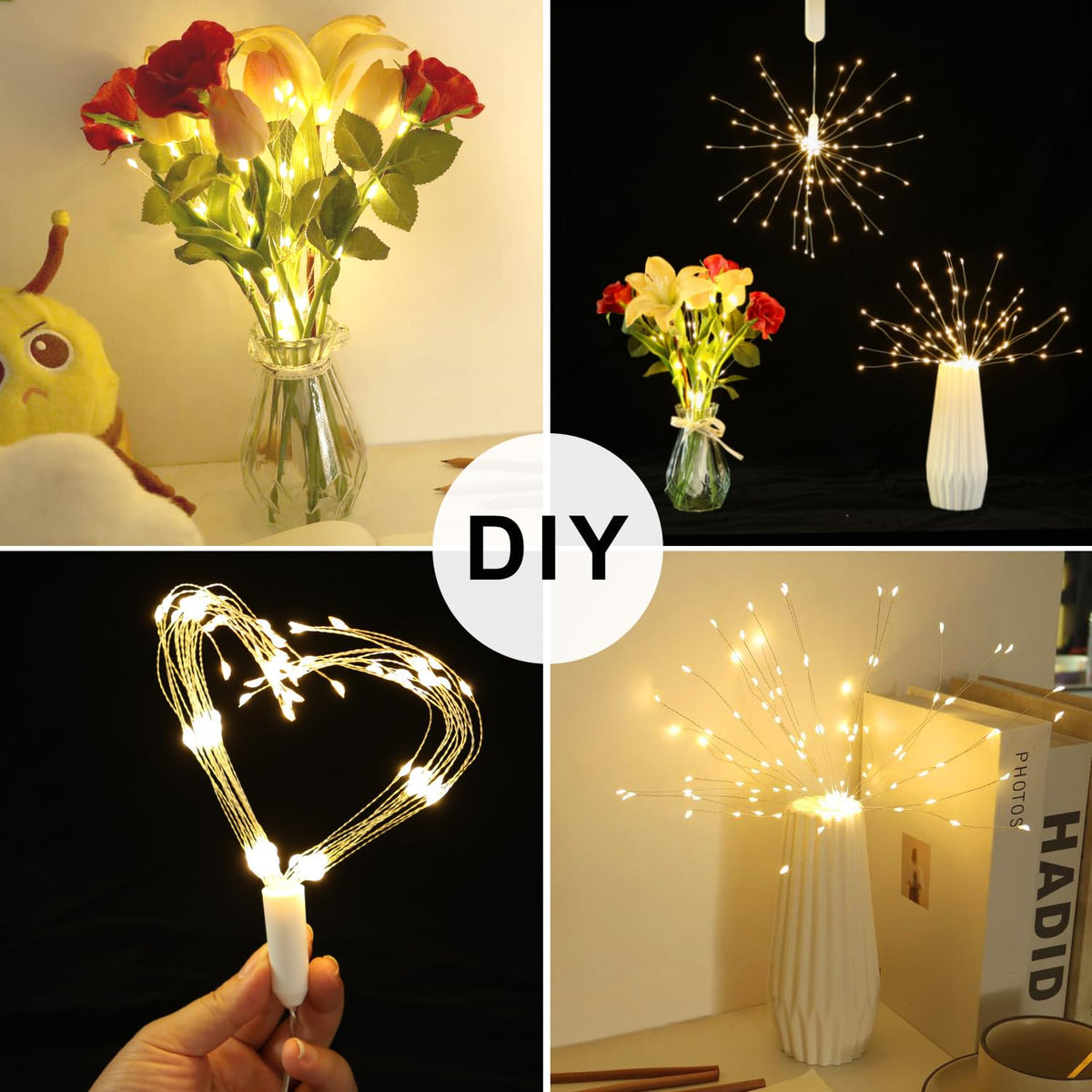 120LED Firework Lights Rechargeable Hanging Likes Star Fairy - ACALEPH Official Imagery - 4