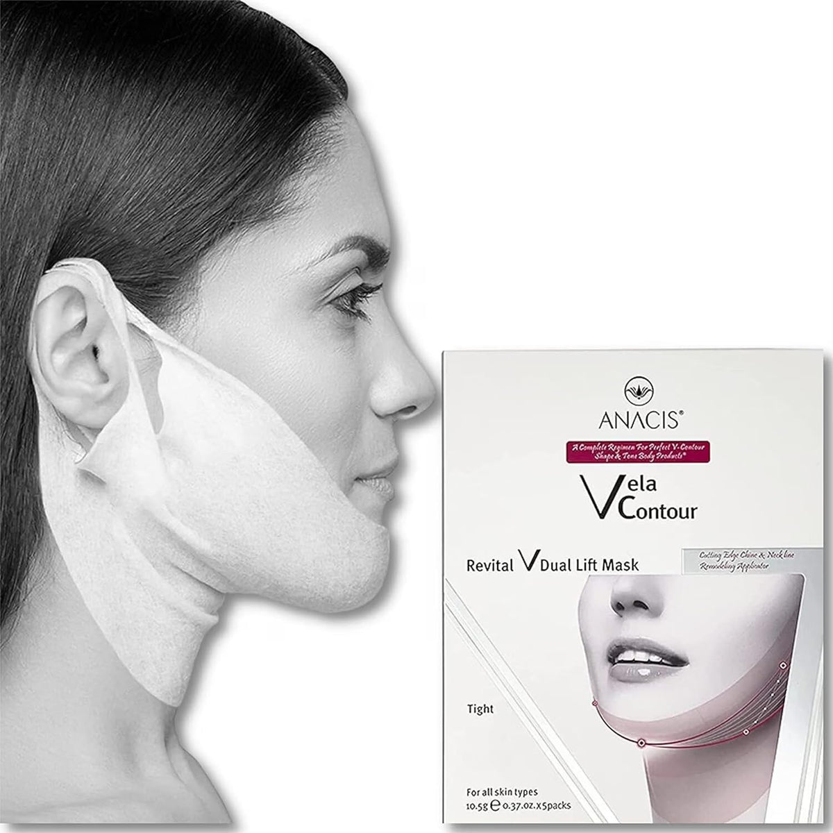 Neck Mask Skin Anti Wrinkle Anti Aging Smoother Firmer Neck - Anacis Official Imagery - 2