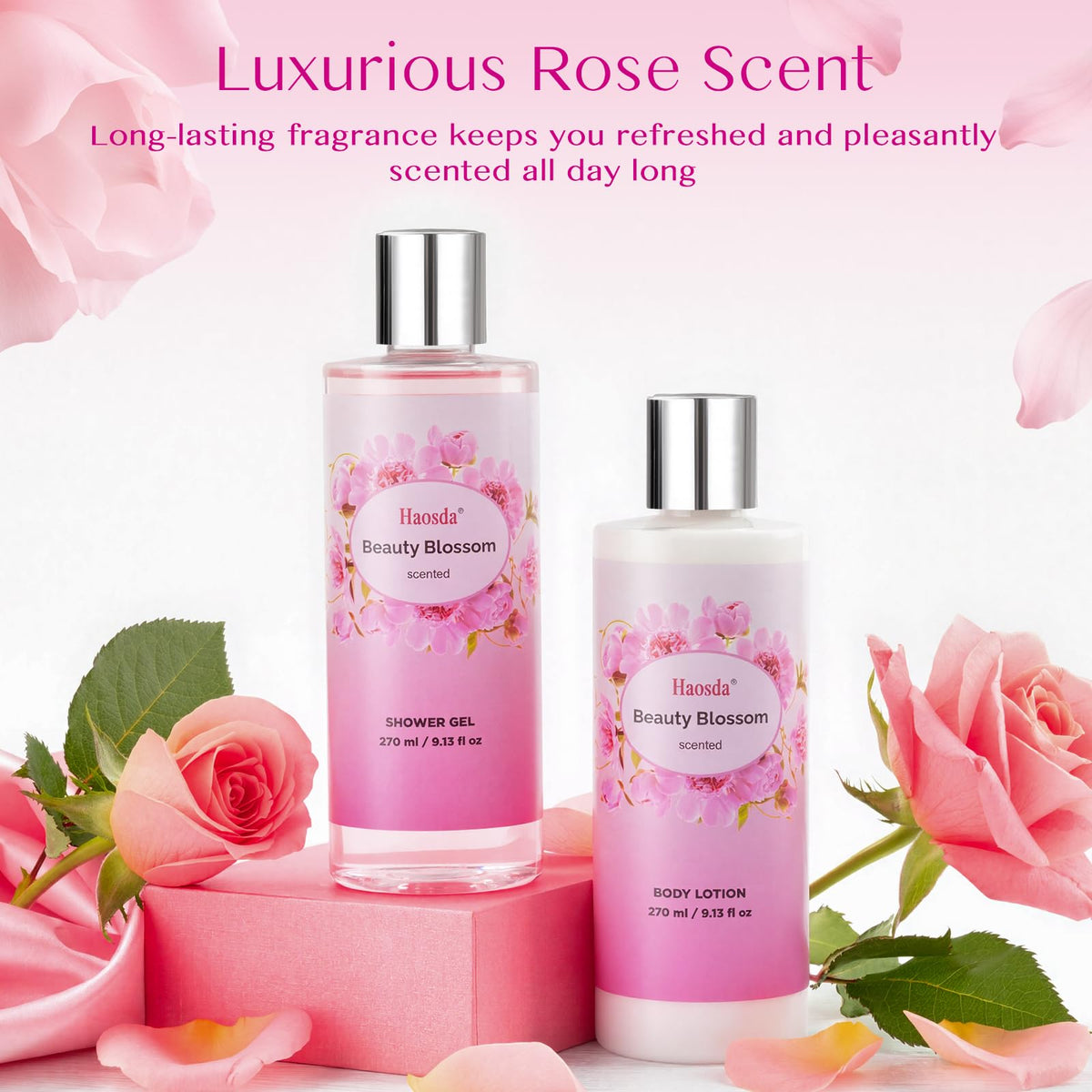 Bath Set Spa Gifts for Women Mothers Day Gifts Basket - Haosda Official Imagery - 6