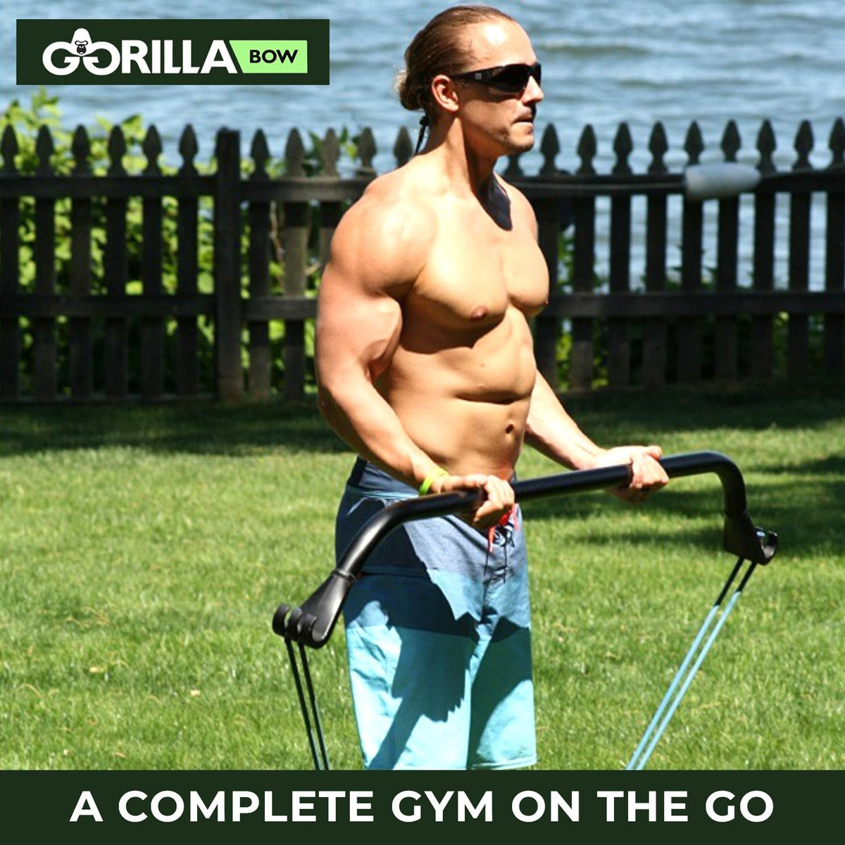 Original All in One Portable Home Gym System Professional - Gorilla Bow Official Imagery - 5
