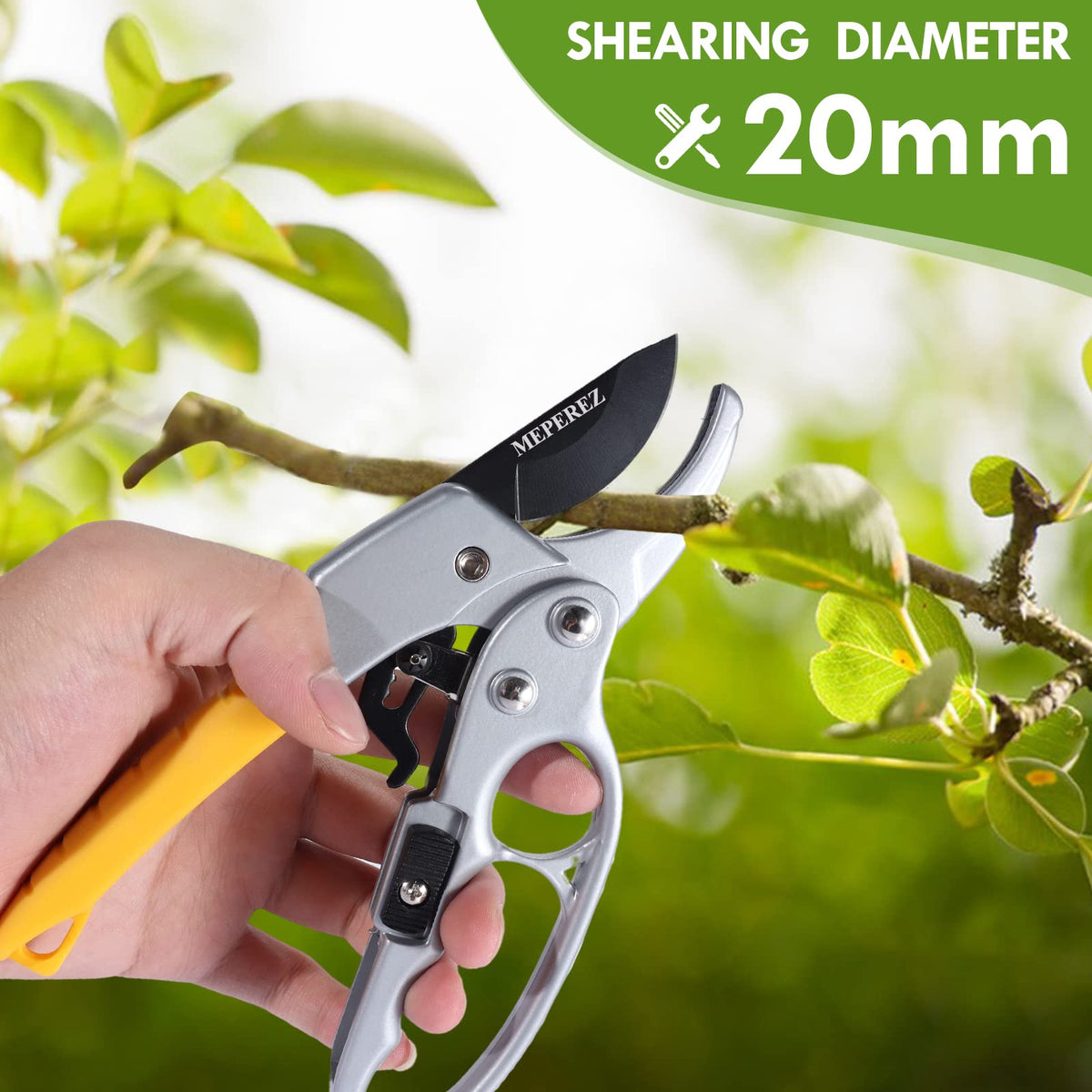 Germany Pruning Shears Arthritis Weak Hand Snips Pruners 4x - MEPEREZ Official Imagery - 4