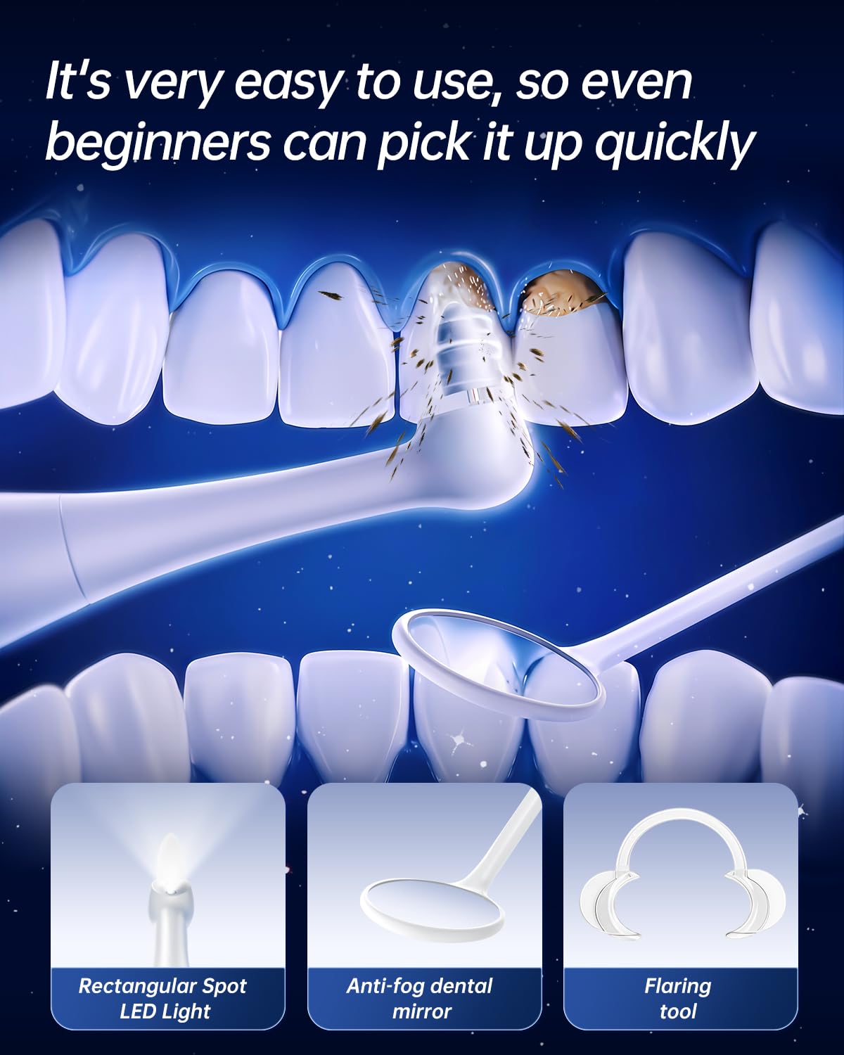 Tooth Polisher Electric Teeth Whitening Kit Professional - Seark Official Imagery - 7