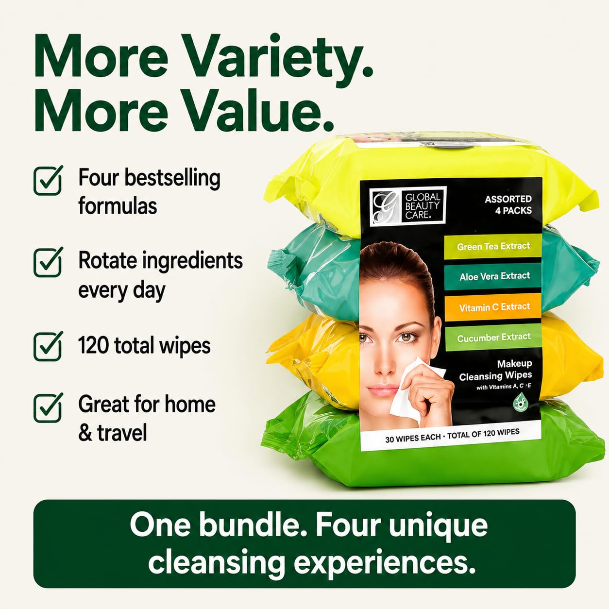 Global Beauty Care Variety Pack Waterproof Makeup Remover - Global Beauty Care