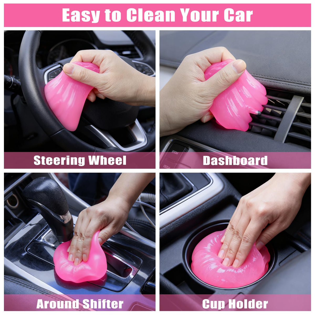 Windshield Cleaner Tool 17Pcs Car Interior Detailing Kit - AUTODECO Official Imagery - 6