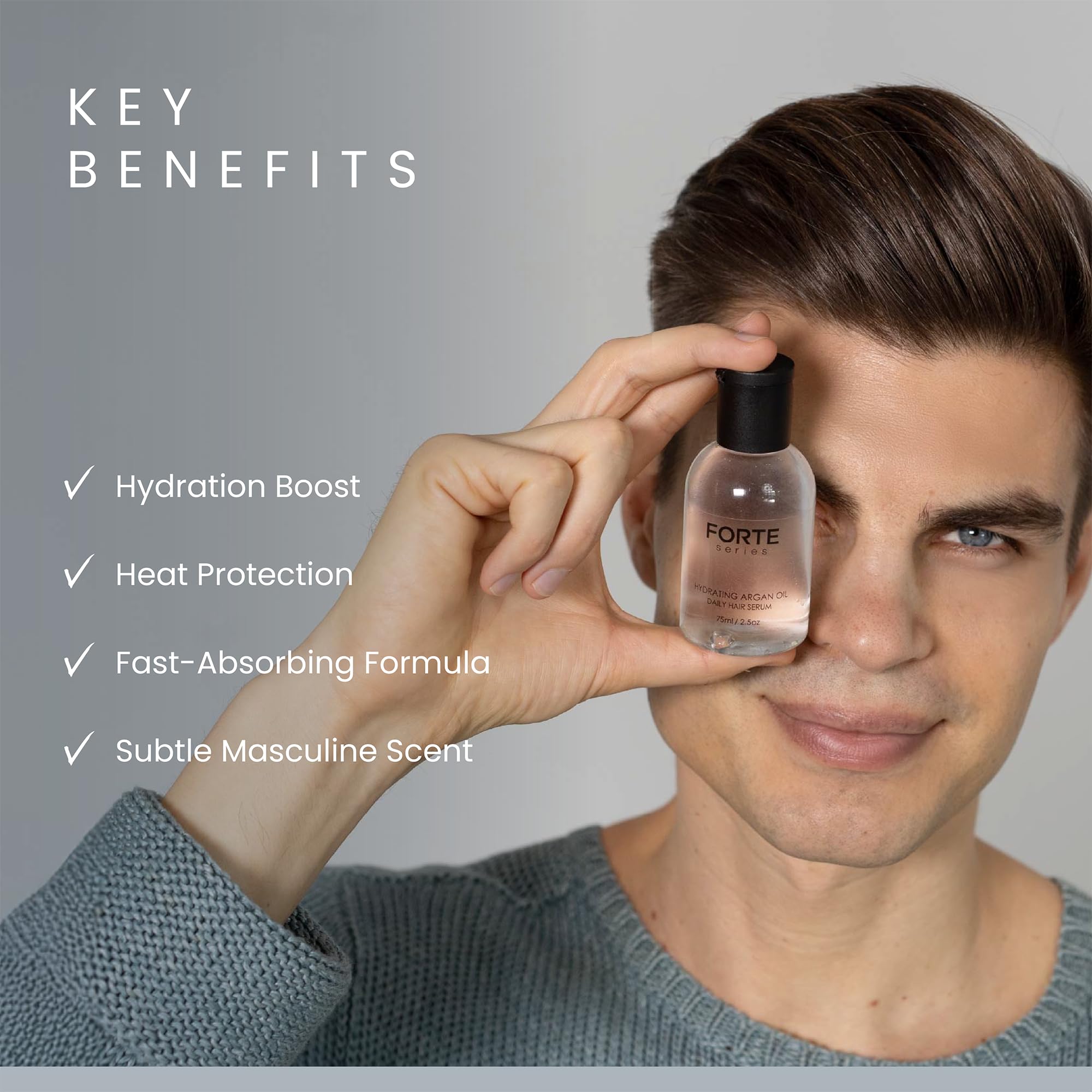 Alex Costa Hydrating Argan Oil Daily Hair Serum by Forte Series Sulfate Free - Alex Costa Official Product View 7