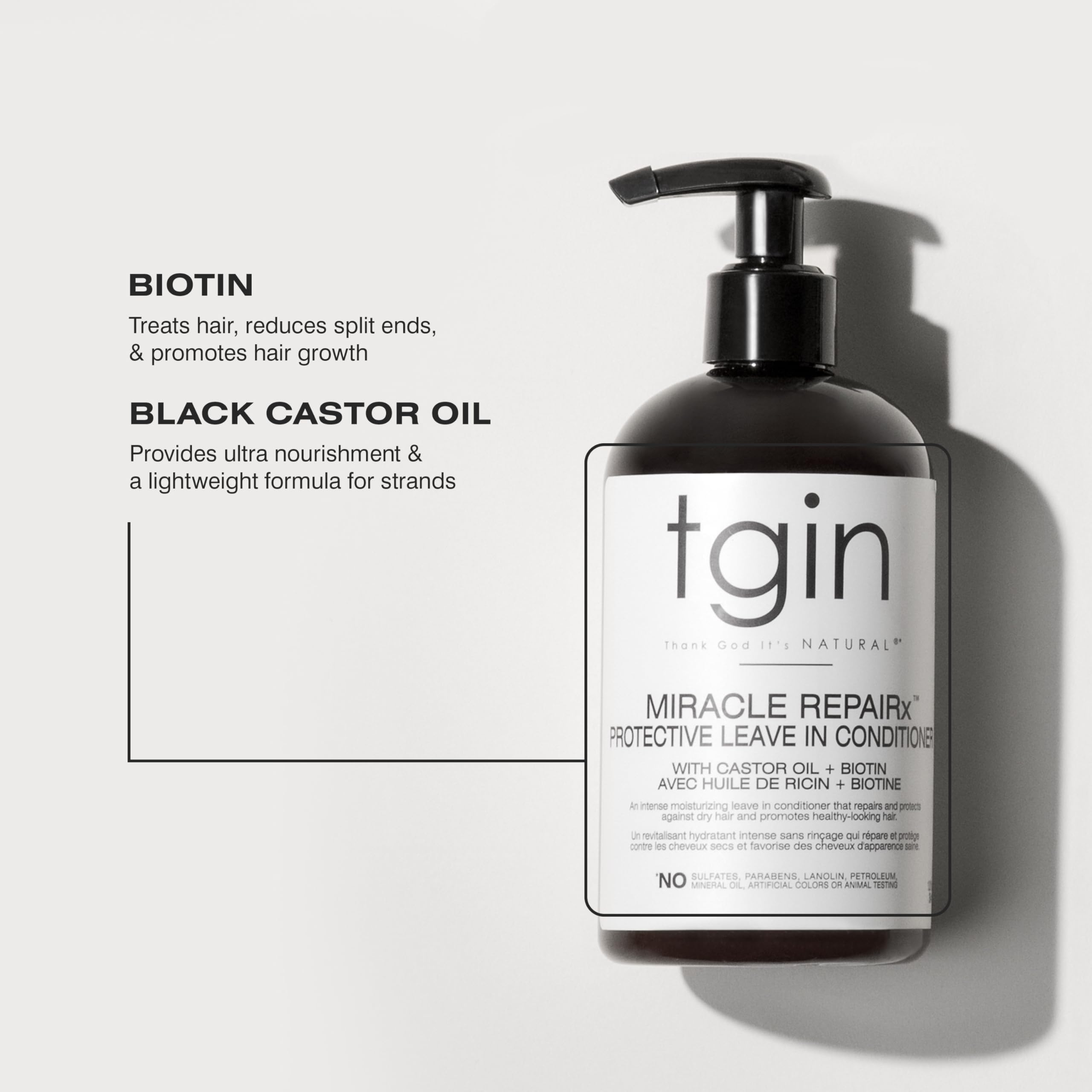 Thank God It's Natural tgin Protective Leave In Conditioner – Restores Moisture - Thank God It's Natural Official Product View 8