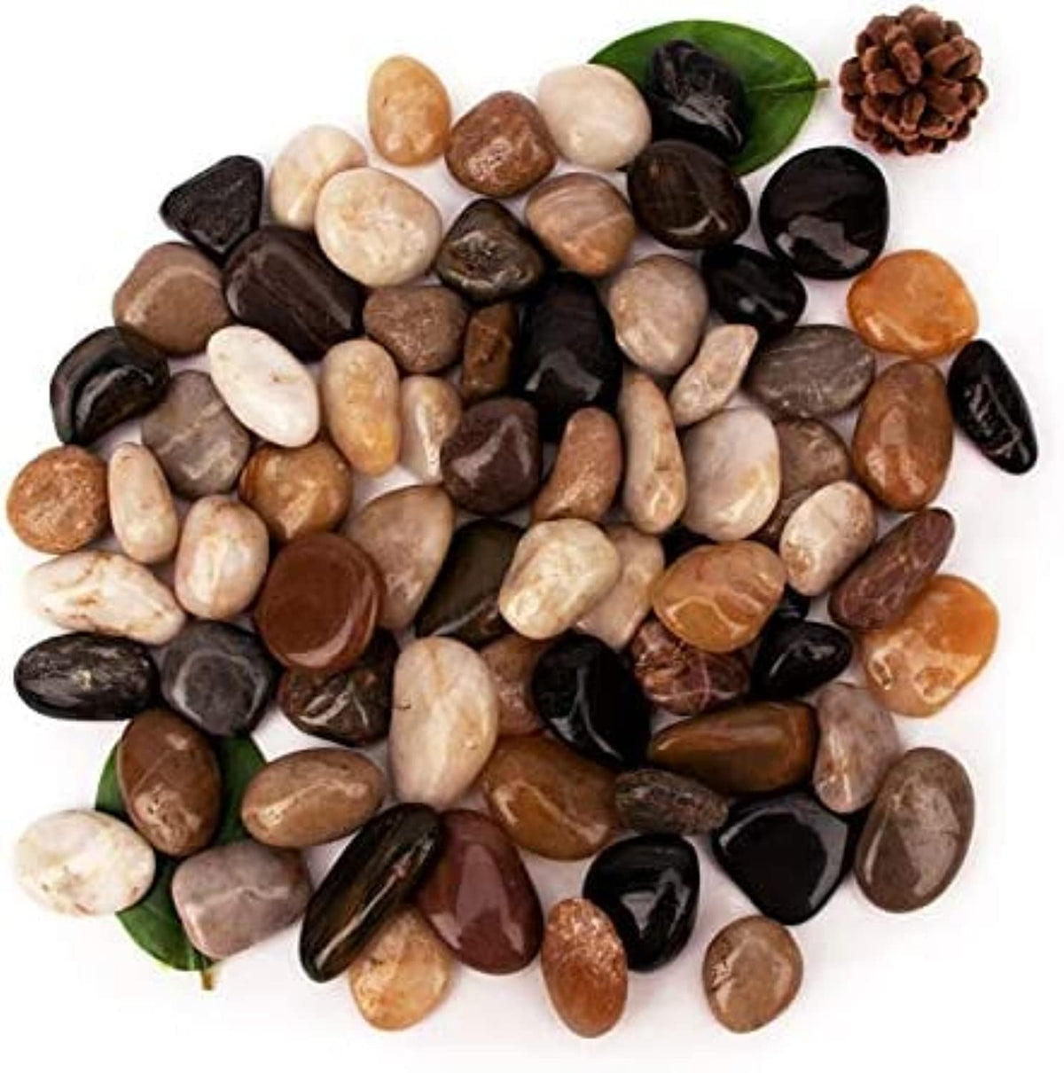 Aquarium Gravel River Rock Natural Polished Decorative - CRMADA Official Imagery - 1