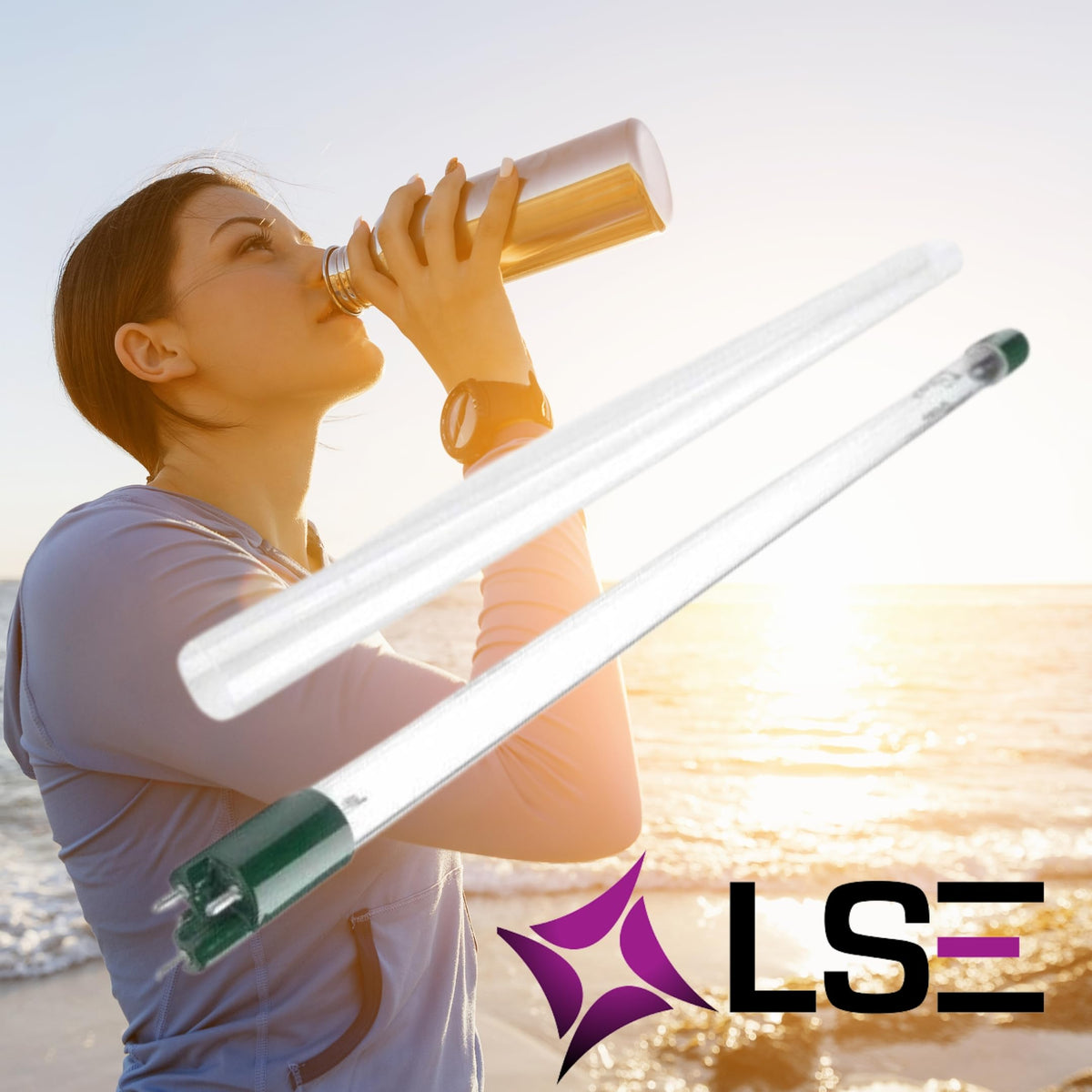 LSE Lighting S200RL HO UV Bulb and QS 001 Quartz Sleeve Kit - LSE Lighting Official Imagery - 5