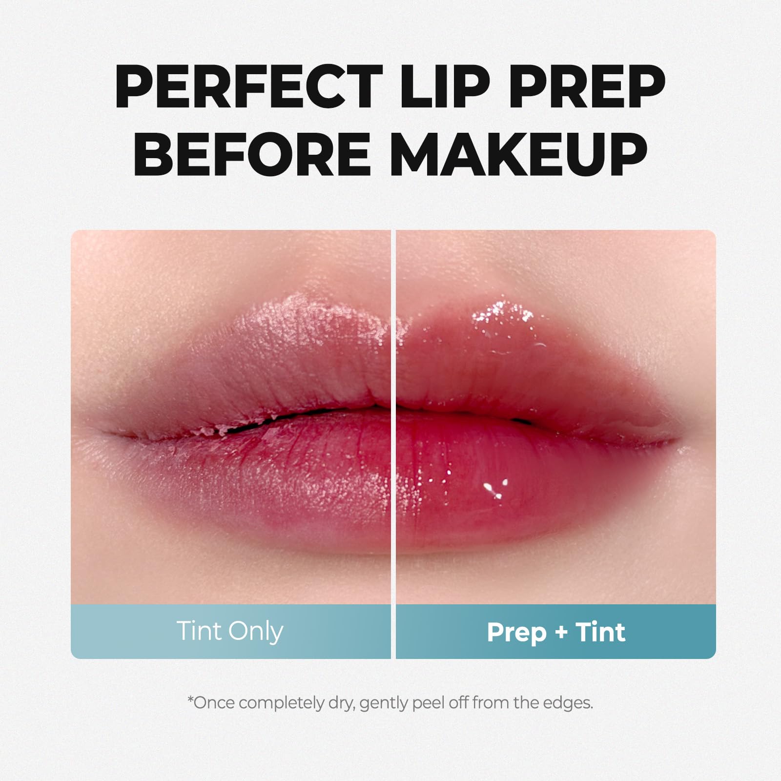 Laka Soothing Prep Lip Mask | Gentle Peel-Off Lip Mask for Dead Skin & Flakes | Cooling Korean Lip Care for Makeup Prep | K-Beauty 0.33 fl.oz - Laka Official Product View 8