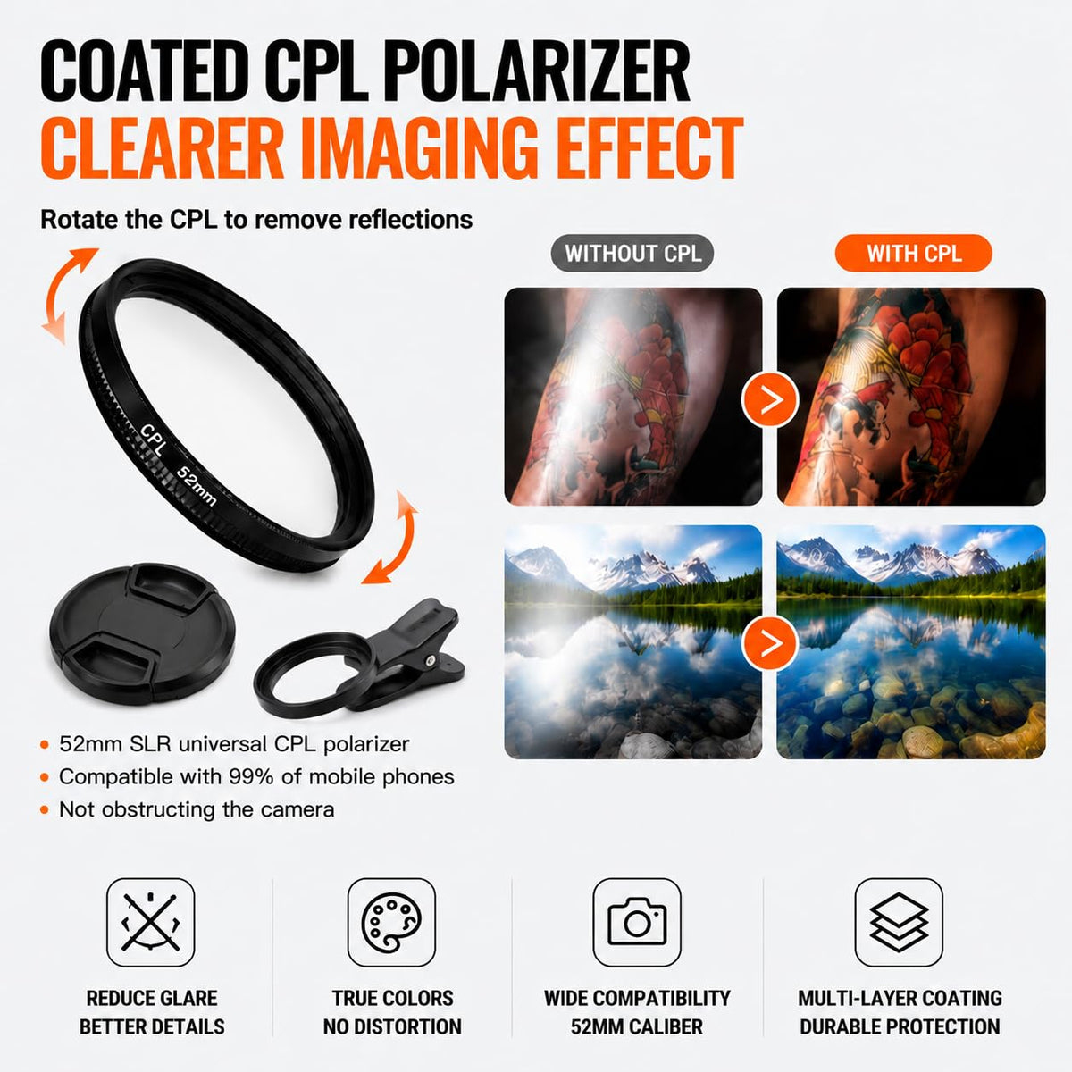 120 Led Tattoo Light Kit with 52mm Cpl Tripod Light Dual - JZsmpmu Official Imagery - 4