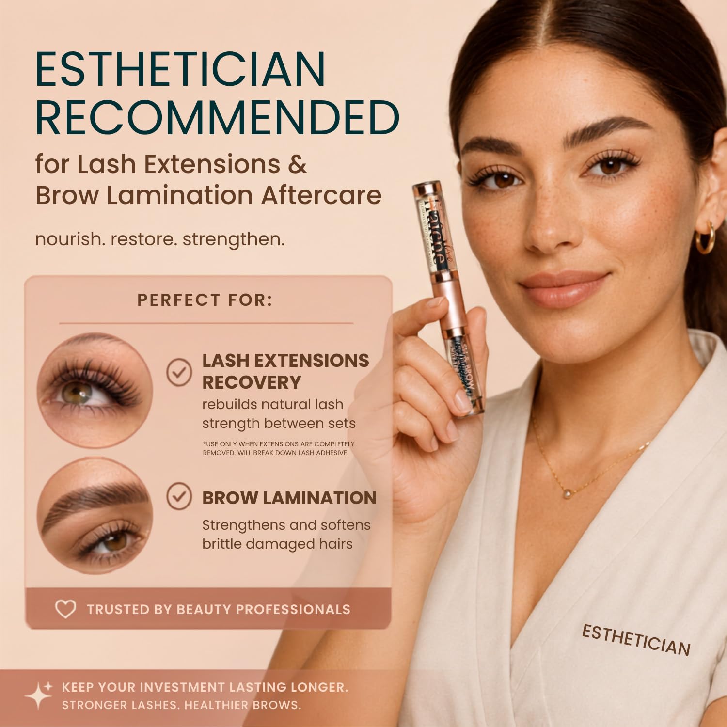 Live Fraiche Organic Castor Oil Eyelash Growth Serum, Eyebrow Lash Ser - View 7