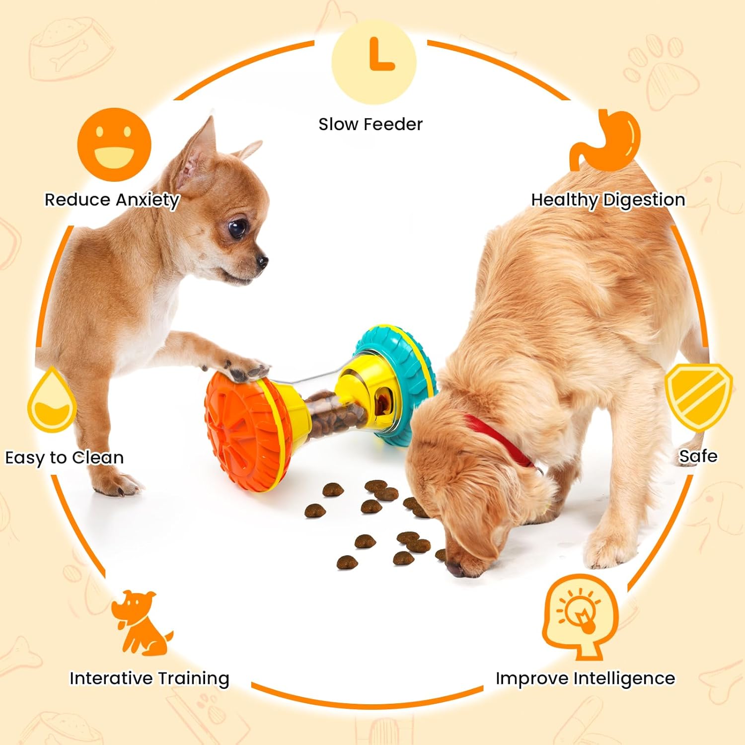 Interactive BoYoYo dog puzzle toy to engage and entertain dogs, promoting mental stimulation and reducing boredom.