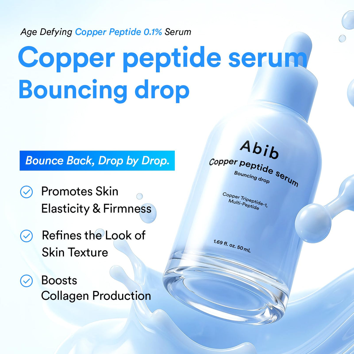 Abib Copper Peptide Serum Bouncing Drop GHK Cu Peptide - Abib Official Imagery - 3
