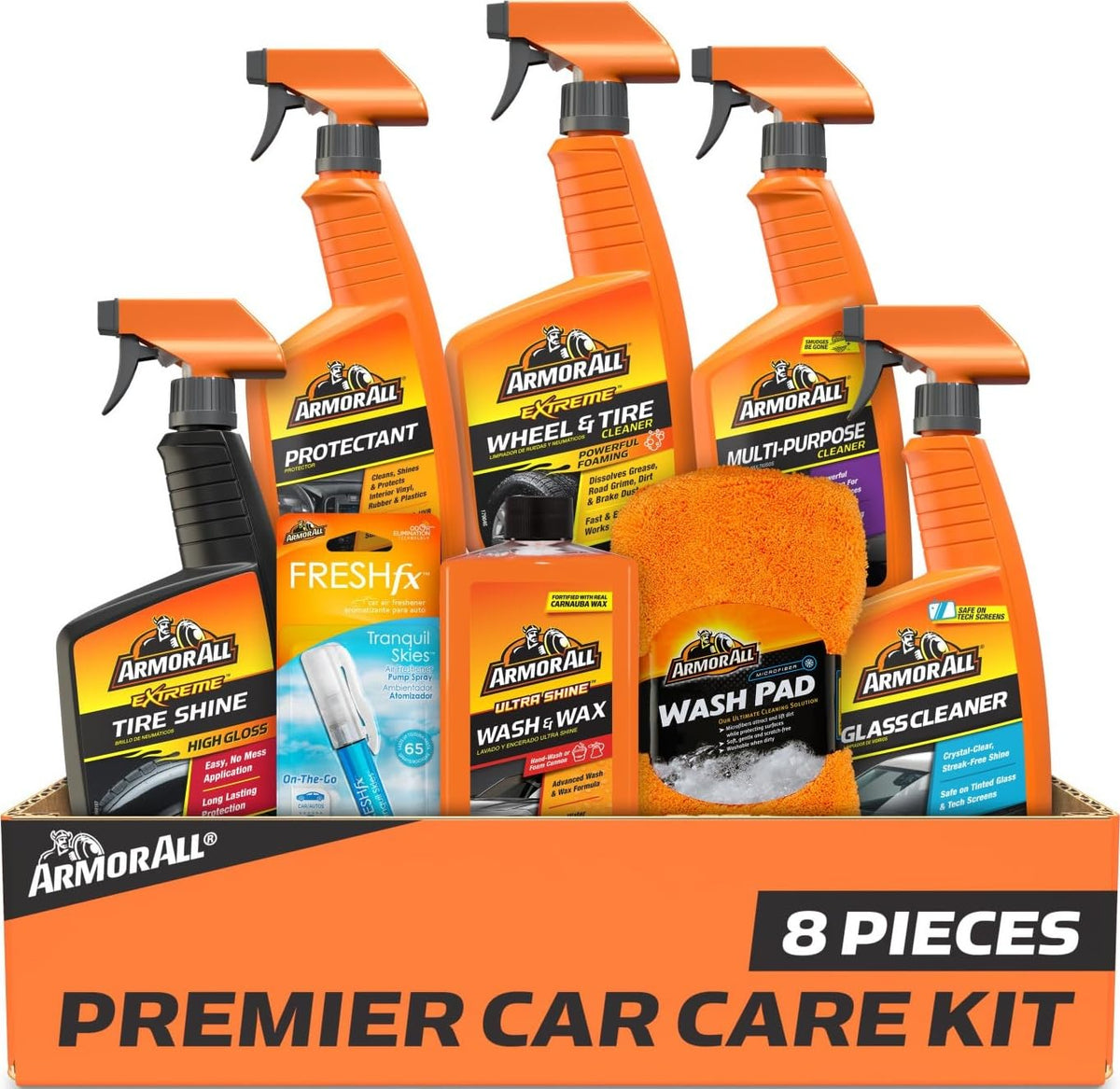 Armor All Ultimate Premier Car Care Kit 8 Pieces Includes - Armor All Official Imagery - 2