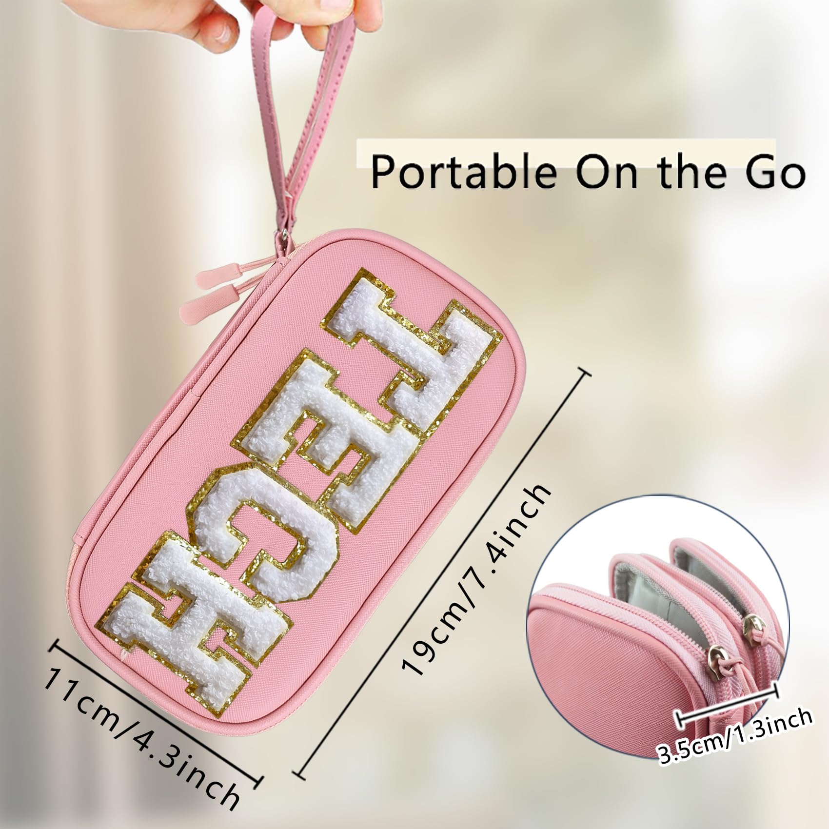 COSHAYSOO Personalized Electronics Travel Organizer Cable Management C - View 3