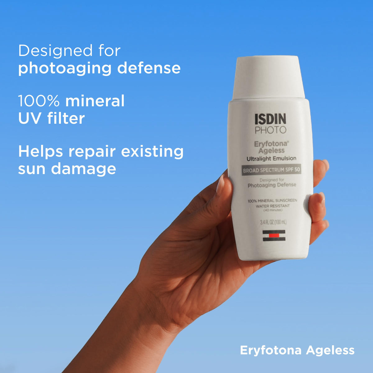 ISDIN Eryfotona Ageless Tinted Mineral Face Sunscreen SPF 50 - Premium Selection Official Imagery - 4
