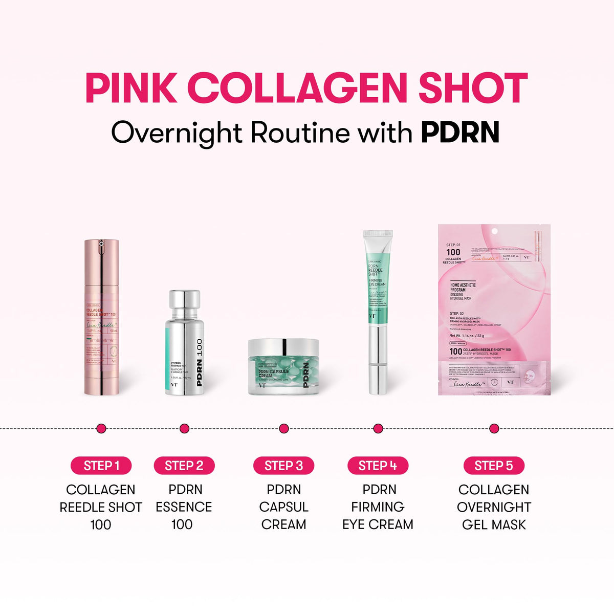 VT COSMETICS Collagen Reedle Shot 100 Serum 1 69 fl oz - VT COSMETICS Official Imagery - 8