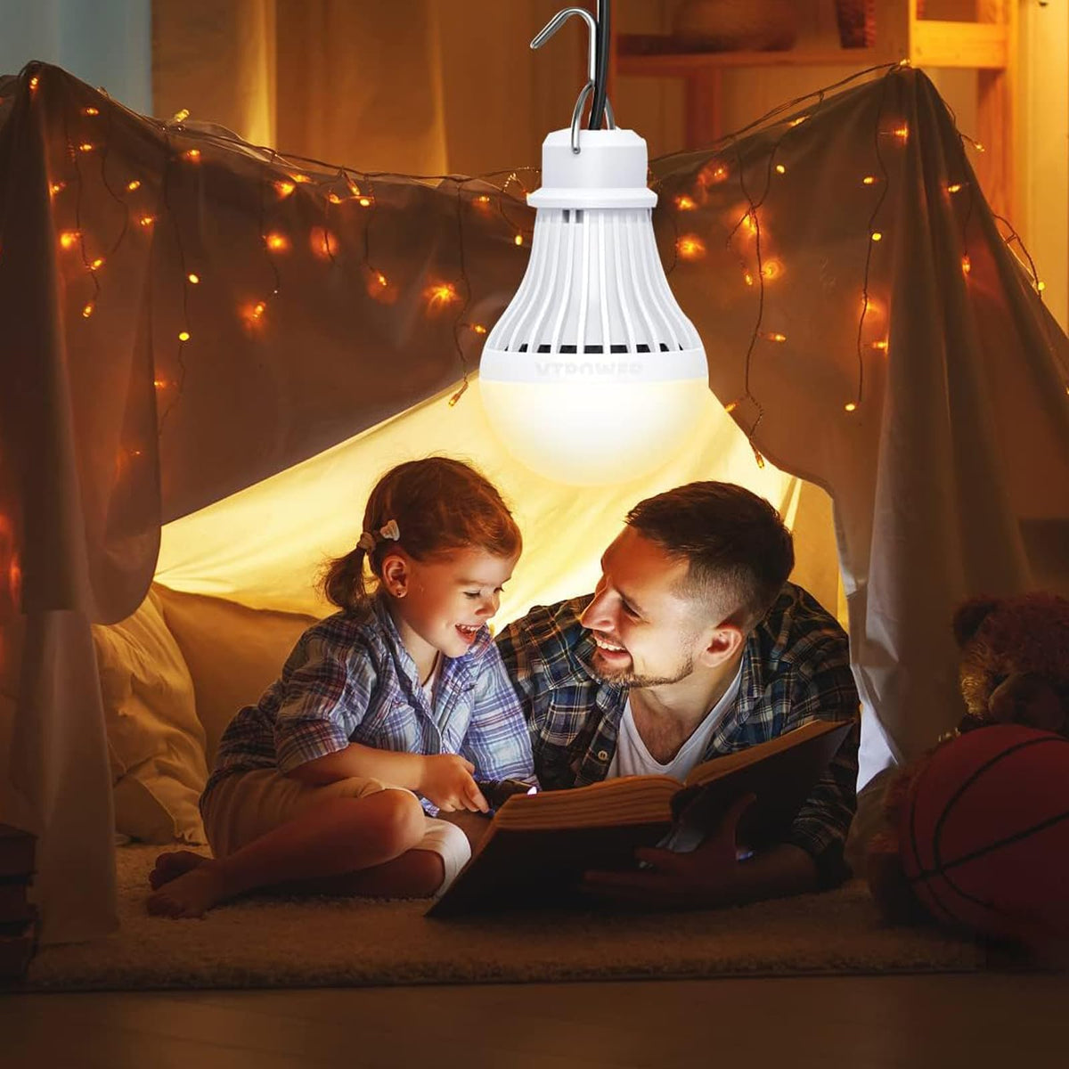 4 Pack USB Light Bulb USB LED Camping Light Lantern 8 2 ft - VASTPOWER Official Imagery - 3