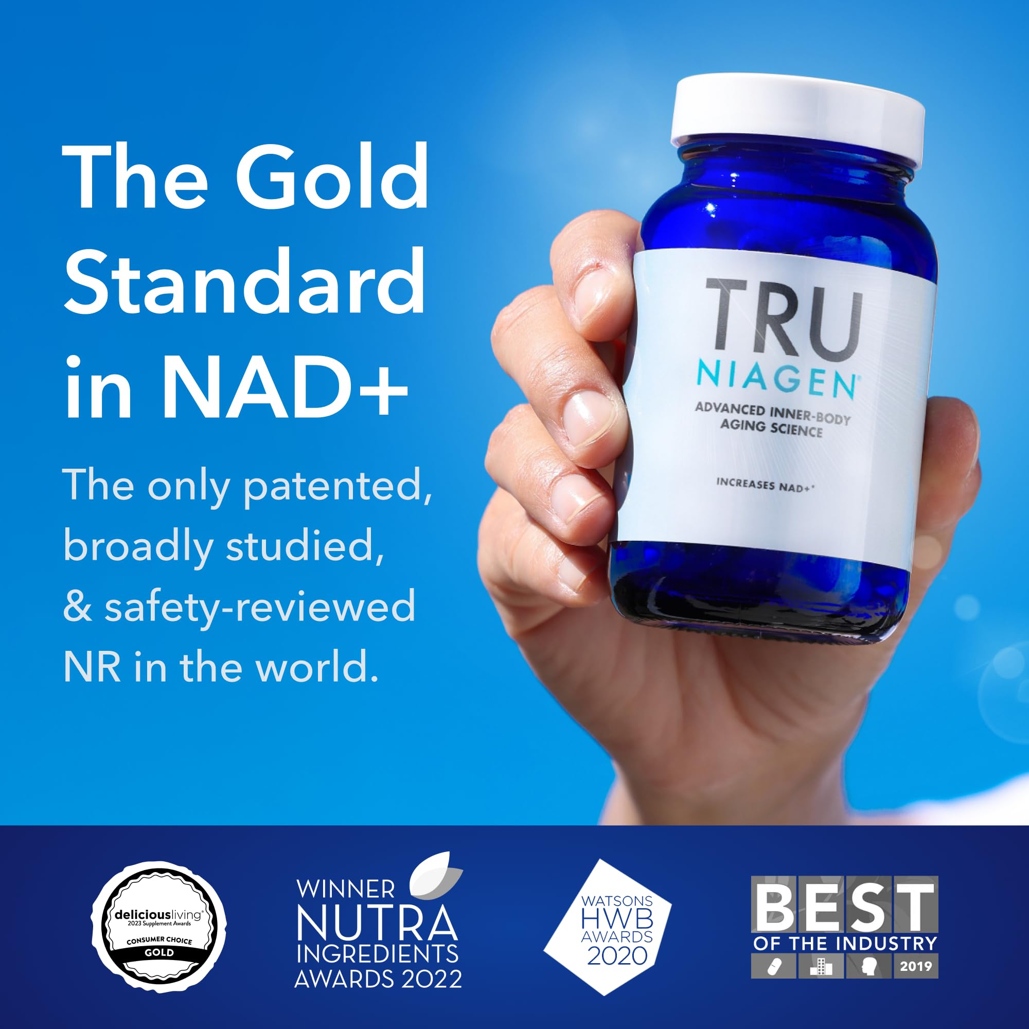 TRU NIAGEN NAD Supplement Nicotinamide Riboside 300mg 30 - TRU NIAGEN Official Imagery - 6