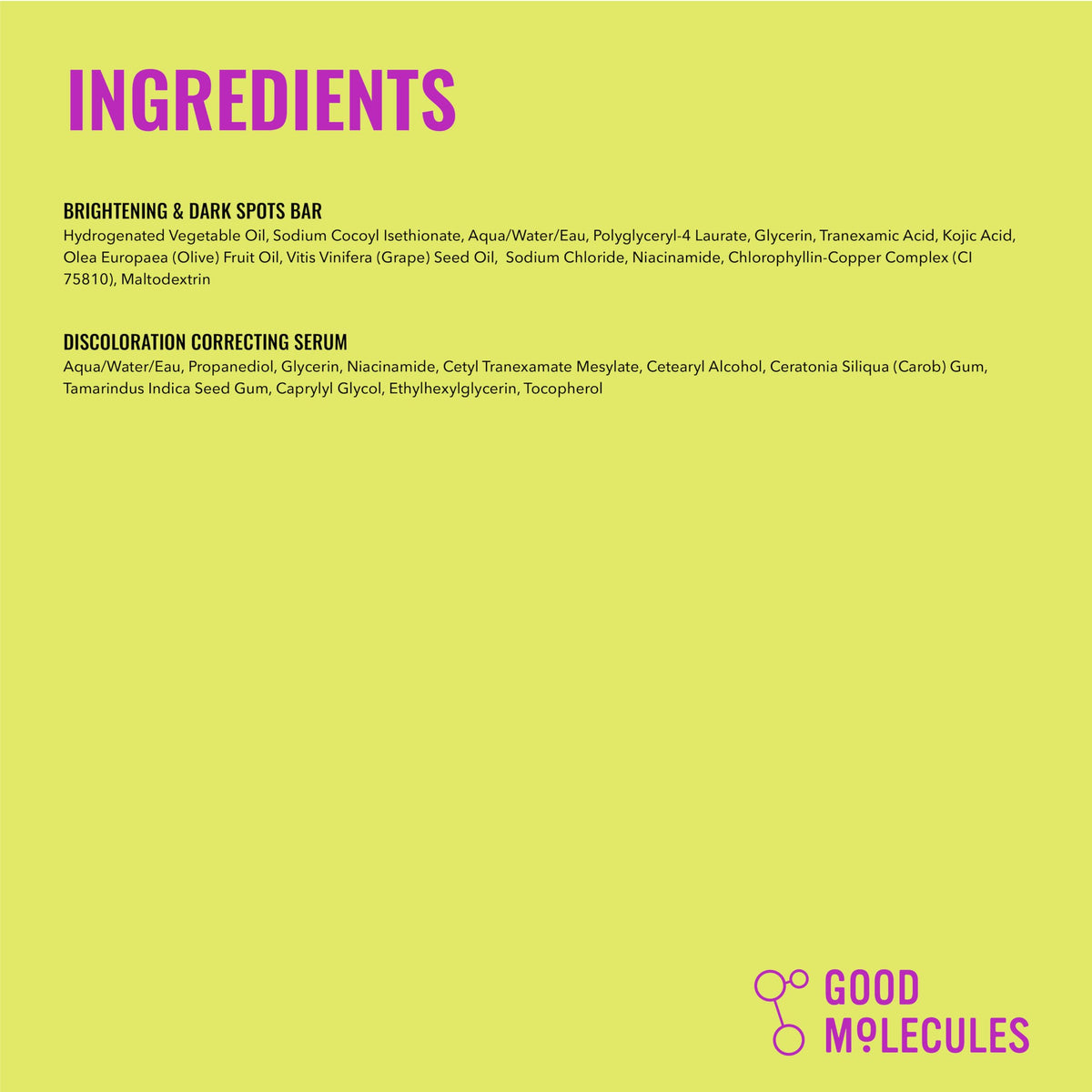 Good Molecules Brightening Skincare Set Discoloration Serum - Good Molecules Official Imagery - 6