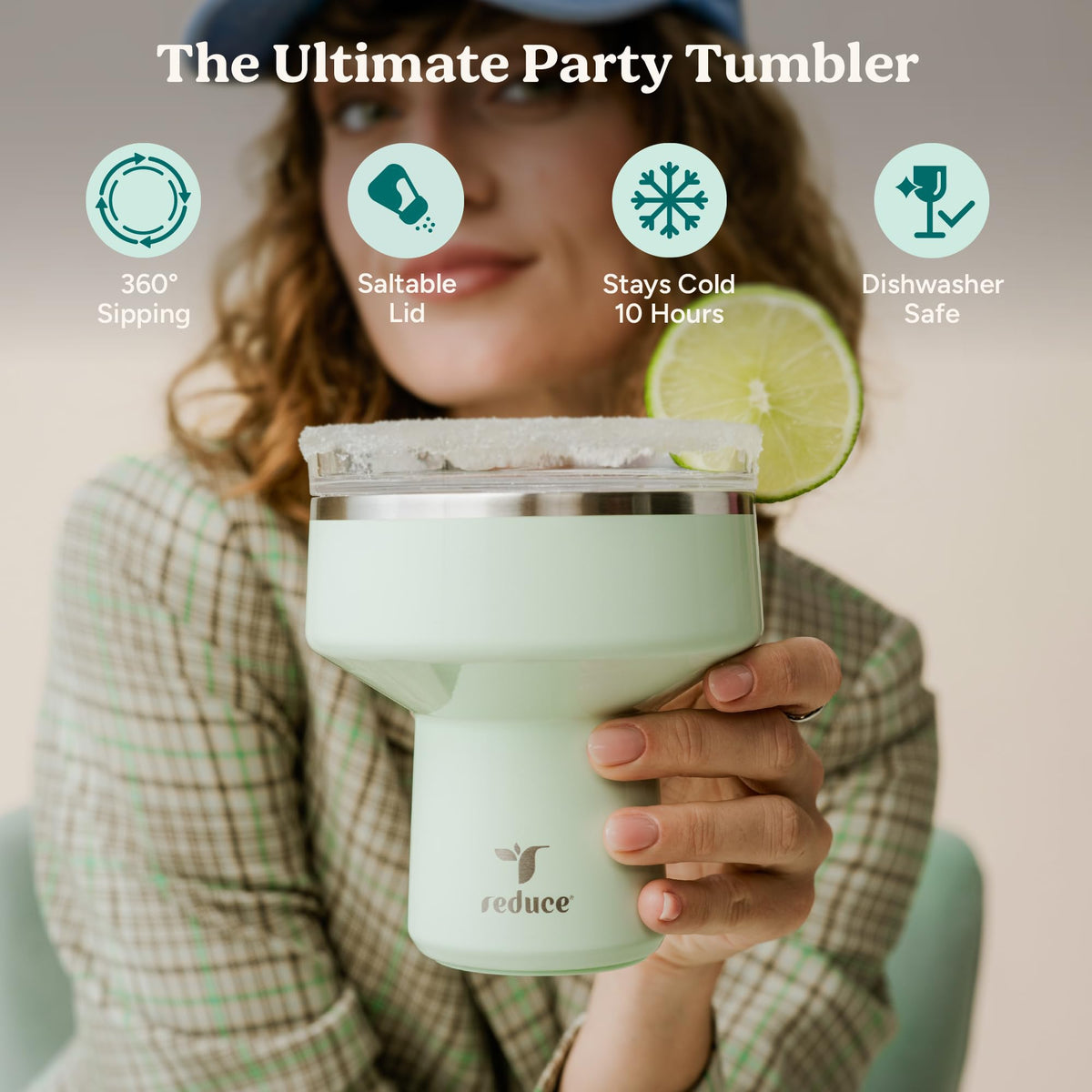 REDUCE Saltini 16oz Margarita Tumbler - REDUCE Official Imagery - 4