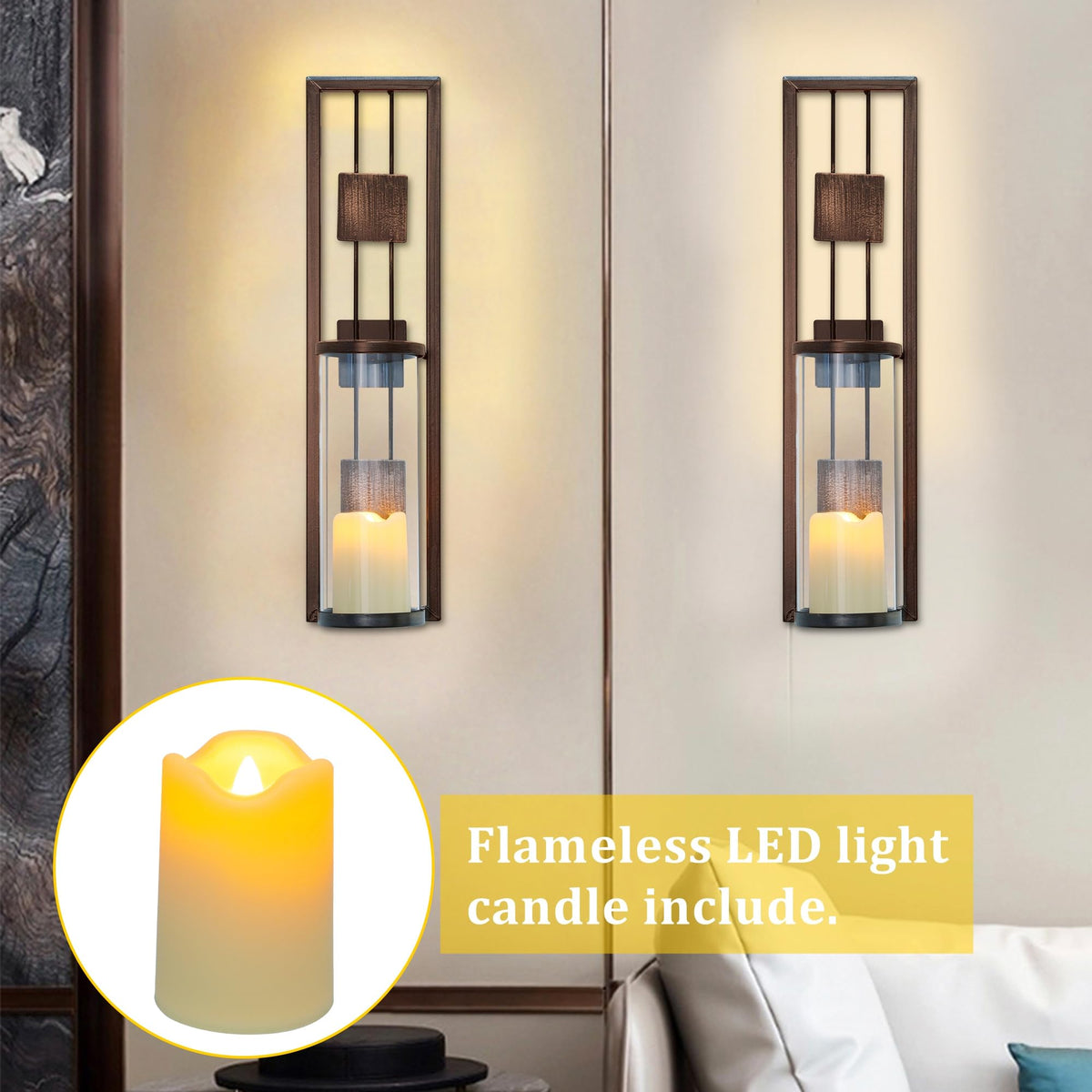 Shelving Solution Wall Sconce Candle Holder Metal Wall - Shelving Solution Official Imagery - 4