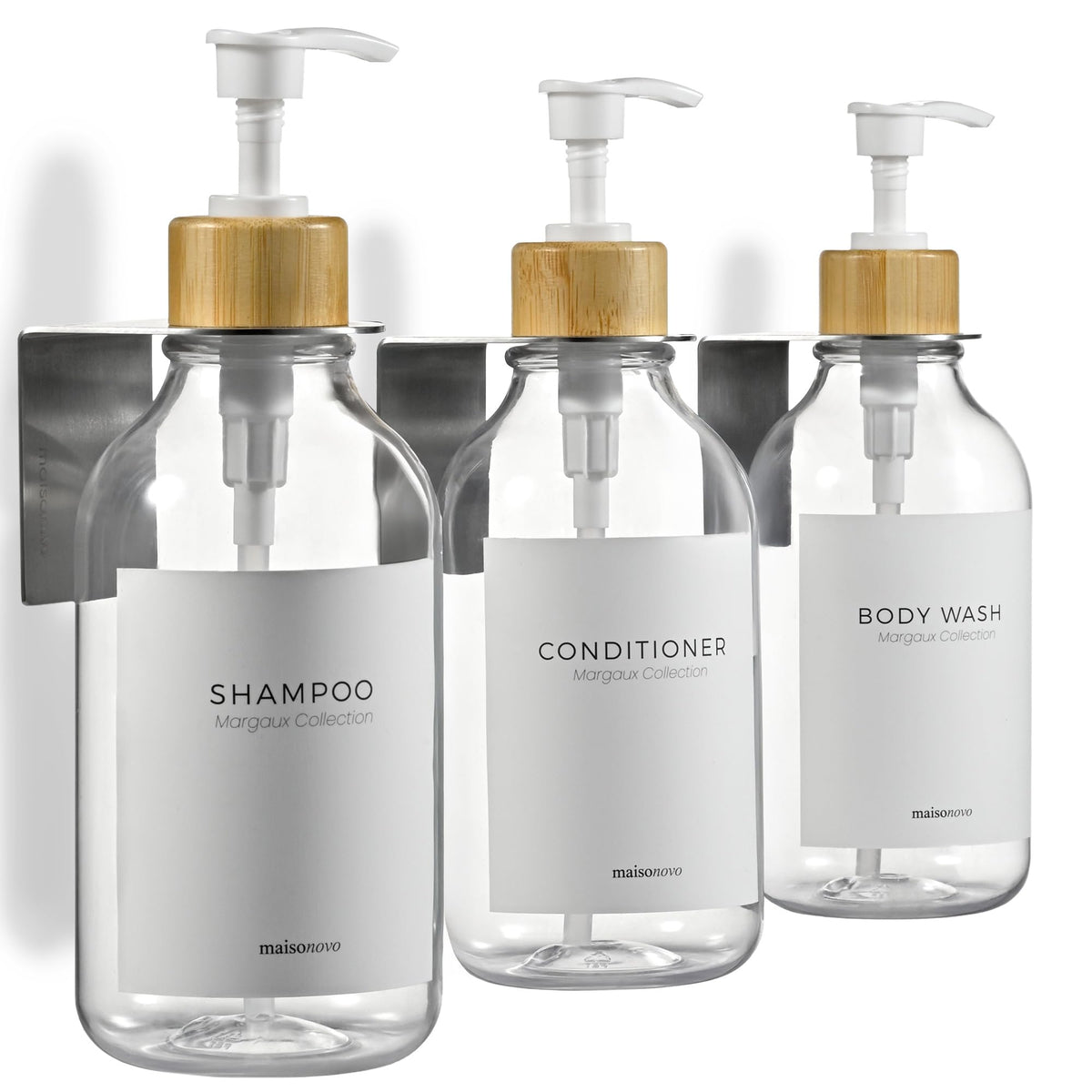 MaisoNovo Shampoo and Conditioner Dispenser - MaisoNovo Official Imagery - 1