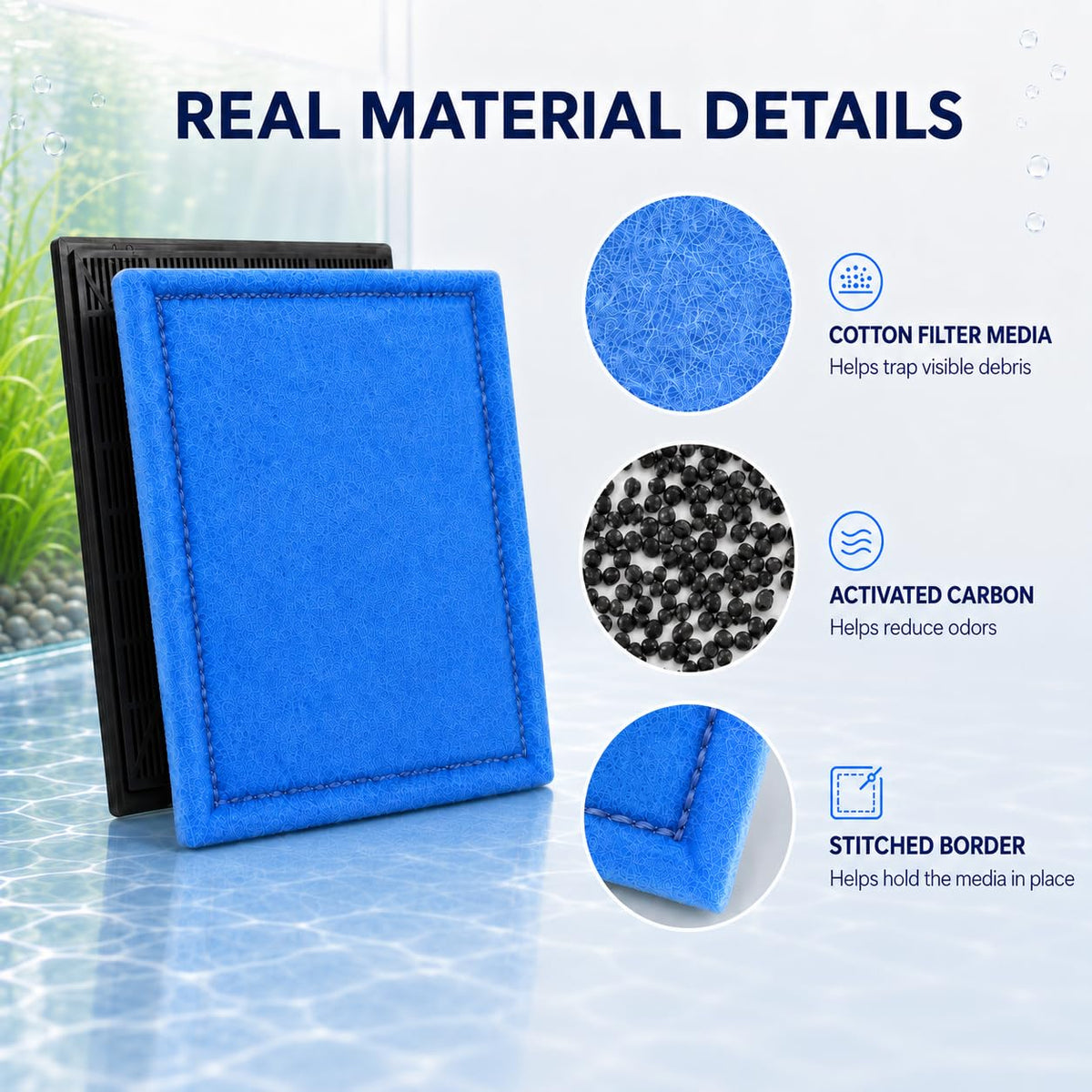 Filter Cartridges Compatible with Aqua Tech 30 60 20 40 Fish - Hedday Official Imagery - 4