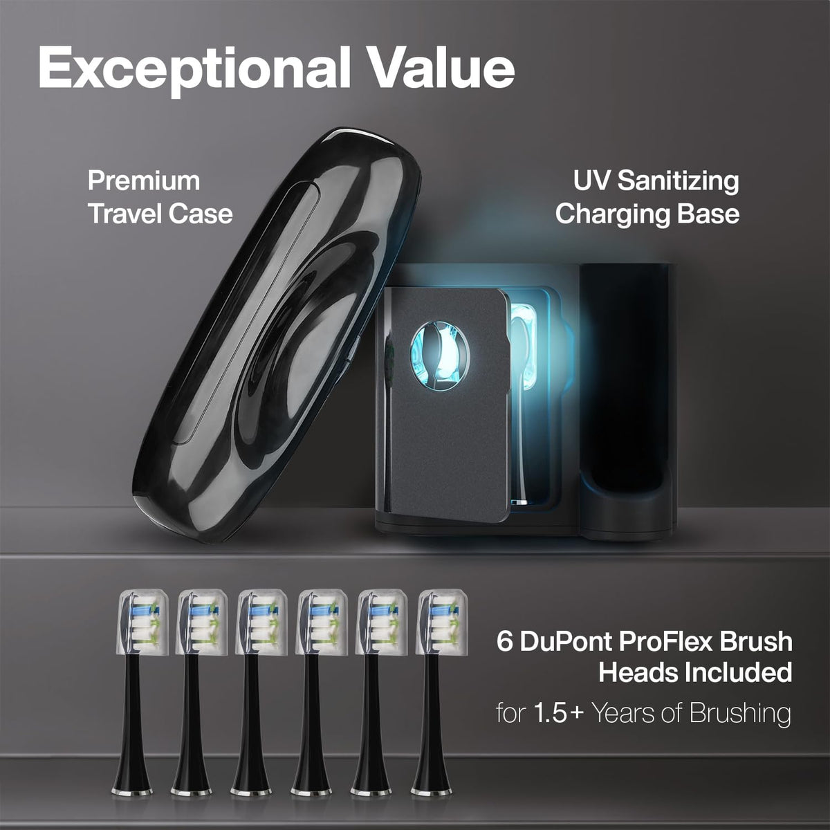Aquasonic Black Series PRO UV Ultra Whitening Electric - Aquasonic Official Imagery - 7