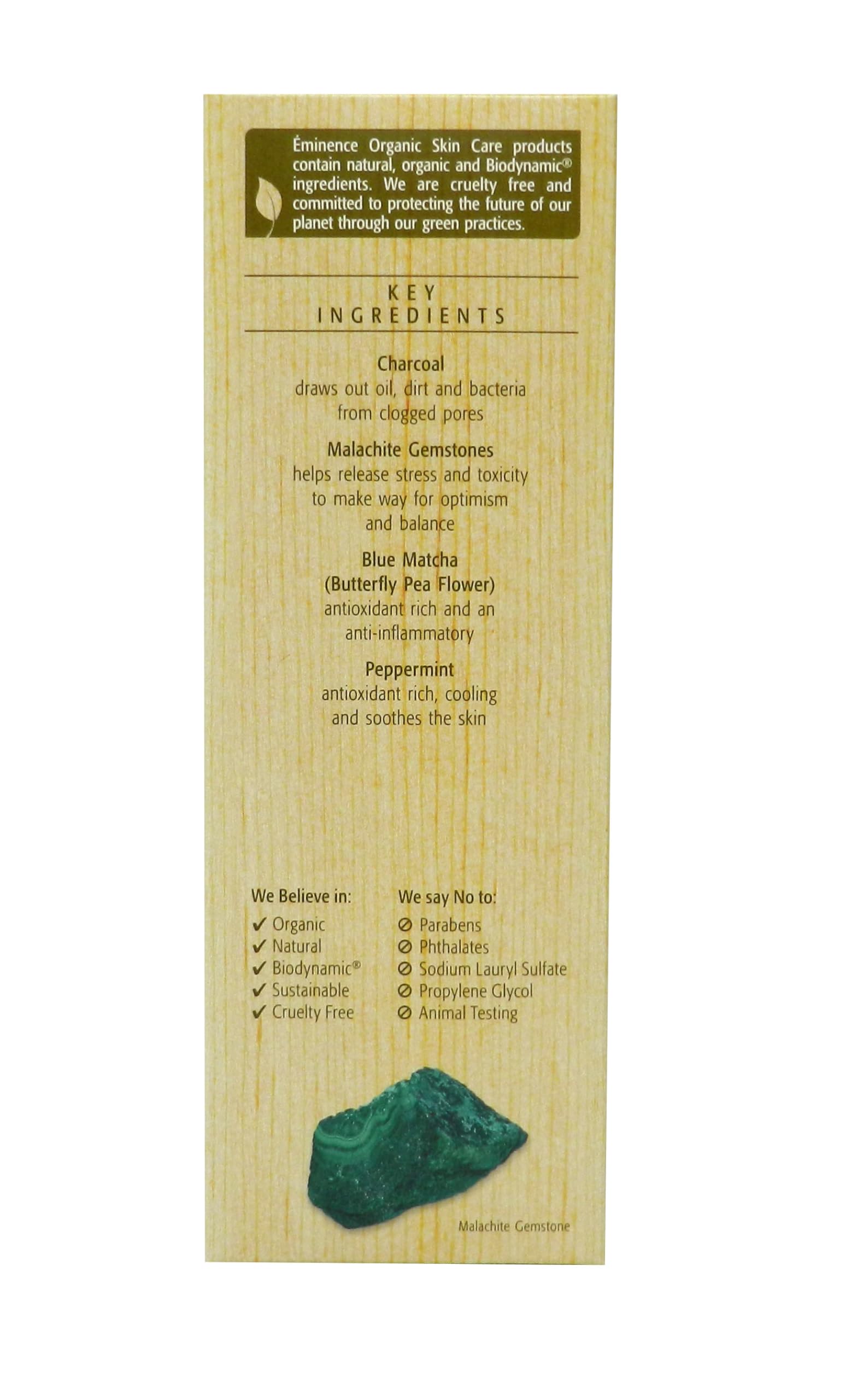 Eminence ÉMINENCE Charcoal Exfoliating Gel Cleanser, Unscented - Eminence Official Product View 4