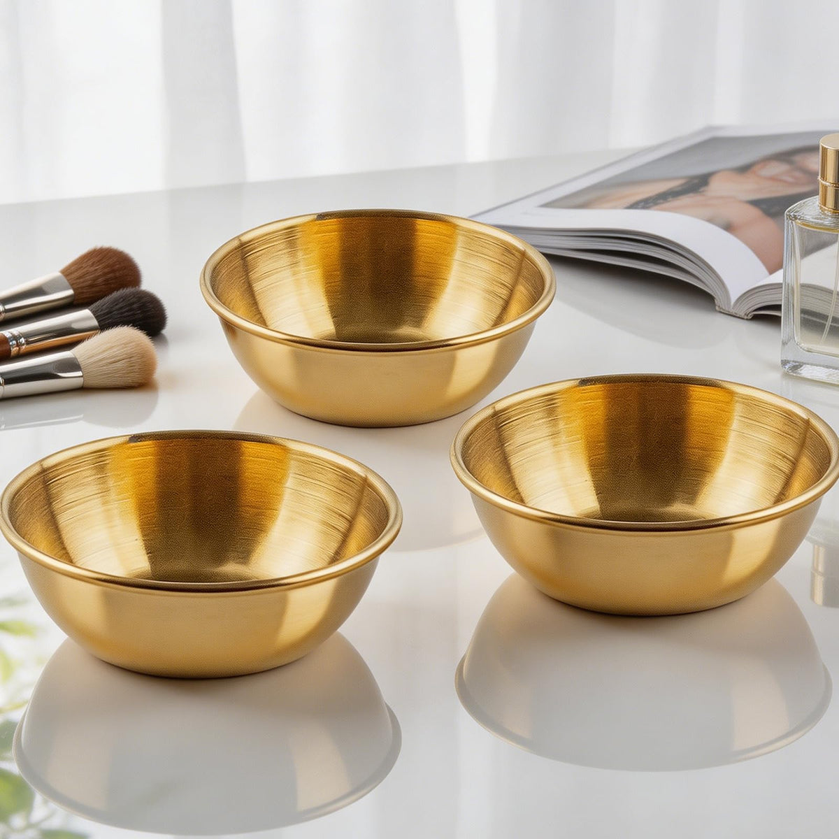 12 Pcs DIY Face Mask Mixing Bowl 3 23 Stainless Steel - Fyziqon Official Imagery - 8