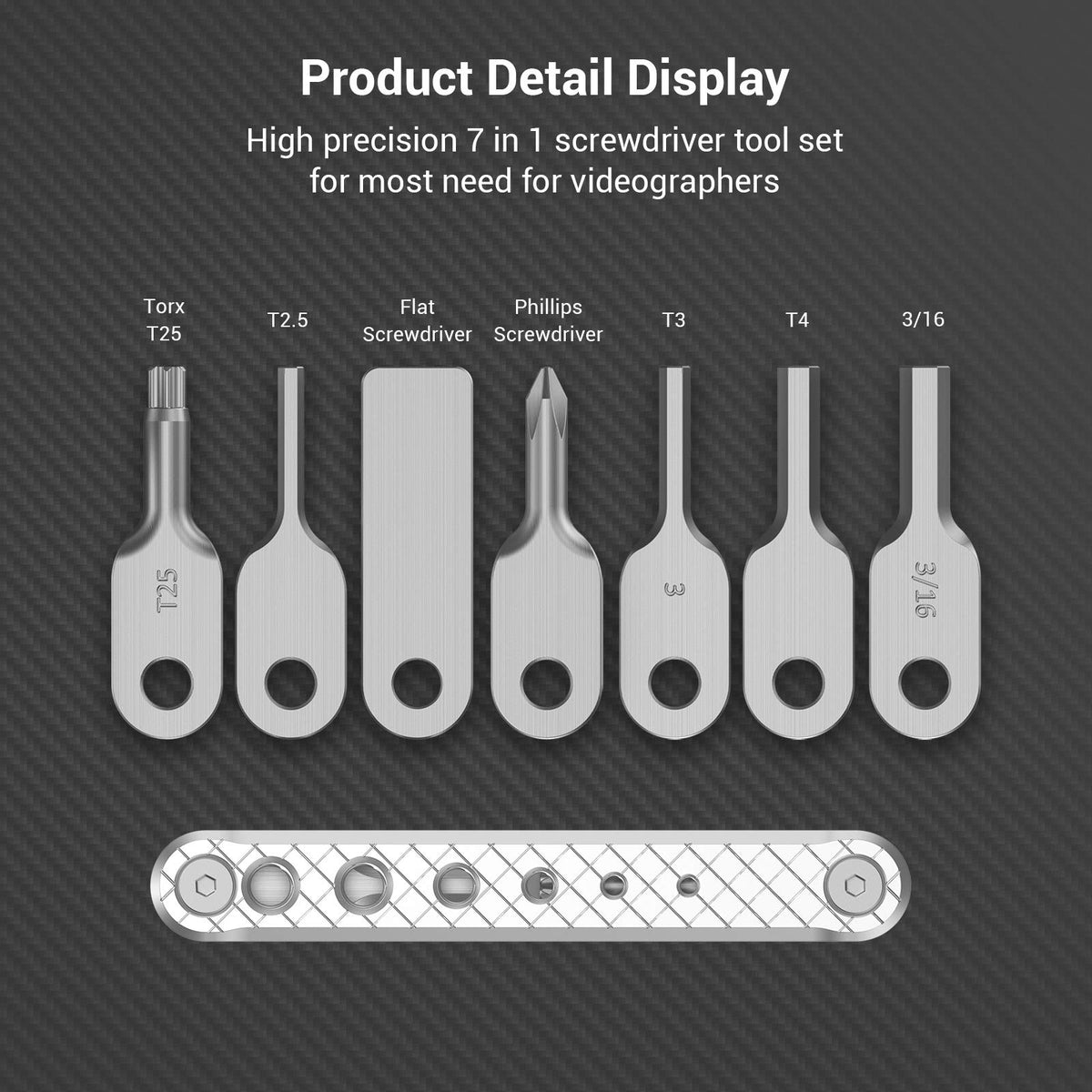 SMALLRIG Folding Tool Set with 7 Functional Tools for Camera - SMALLRIG Official Imagery - 5