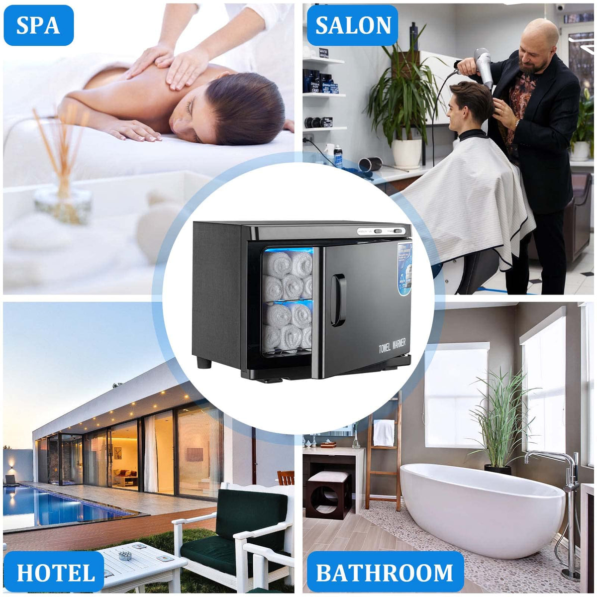 Towel Warmer 2 in 1 Professional Hot Towel Heater Cabinet - JXSDLIY Official Imagery - 6