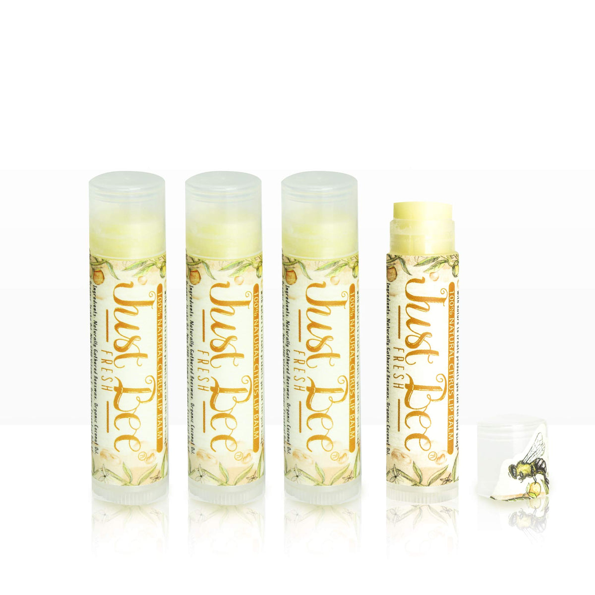 Just Bee 100 Natural Beeswax Lip Balm with Organic Oils - Just Bee Official Imagery - 8
