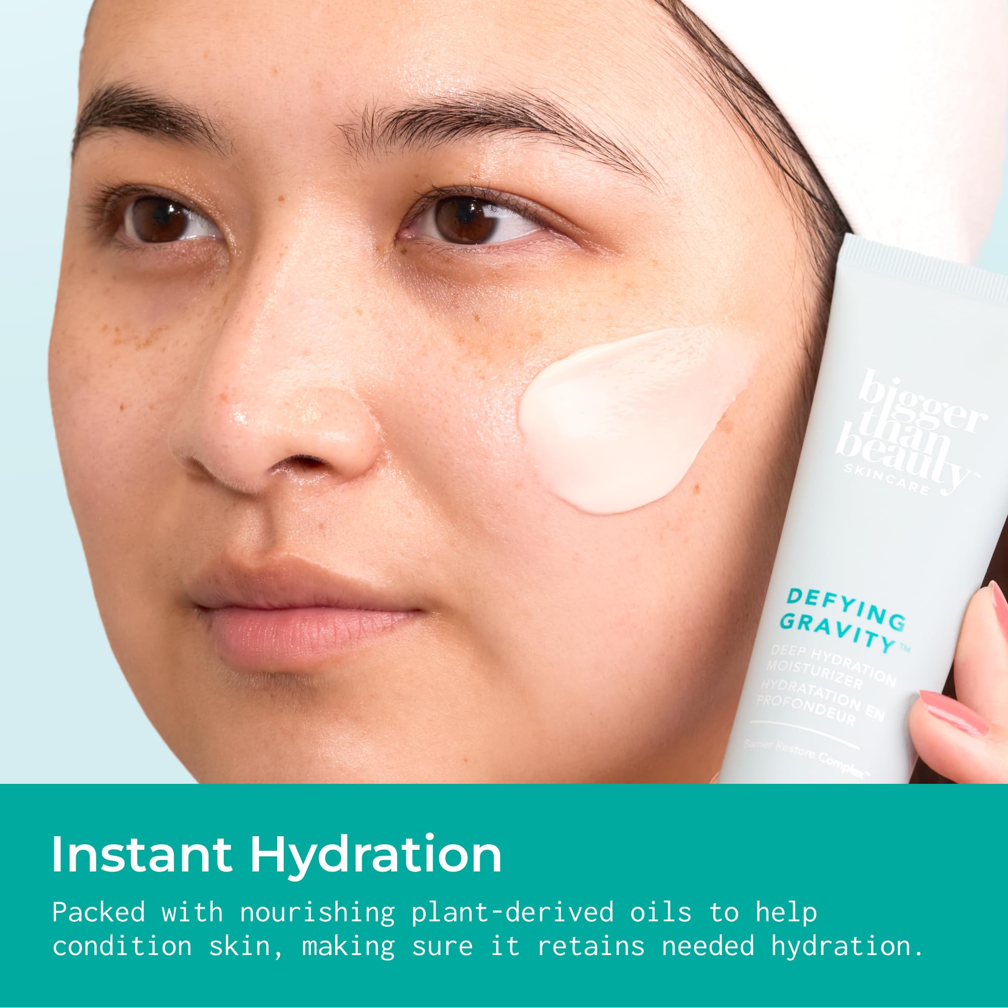 Bigger Than Beauty Defying Gravity Deep Hydration - Bigger Than Beauty Skincare Official Imagery - 4