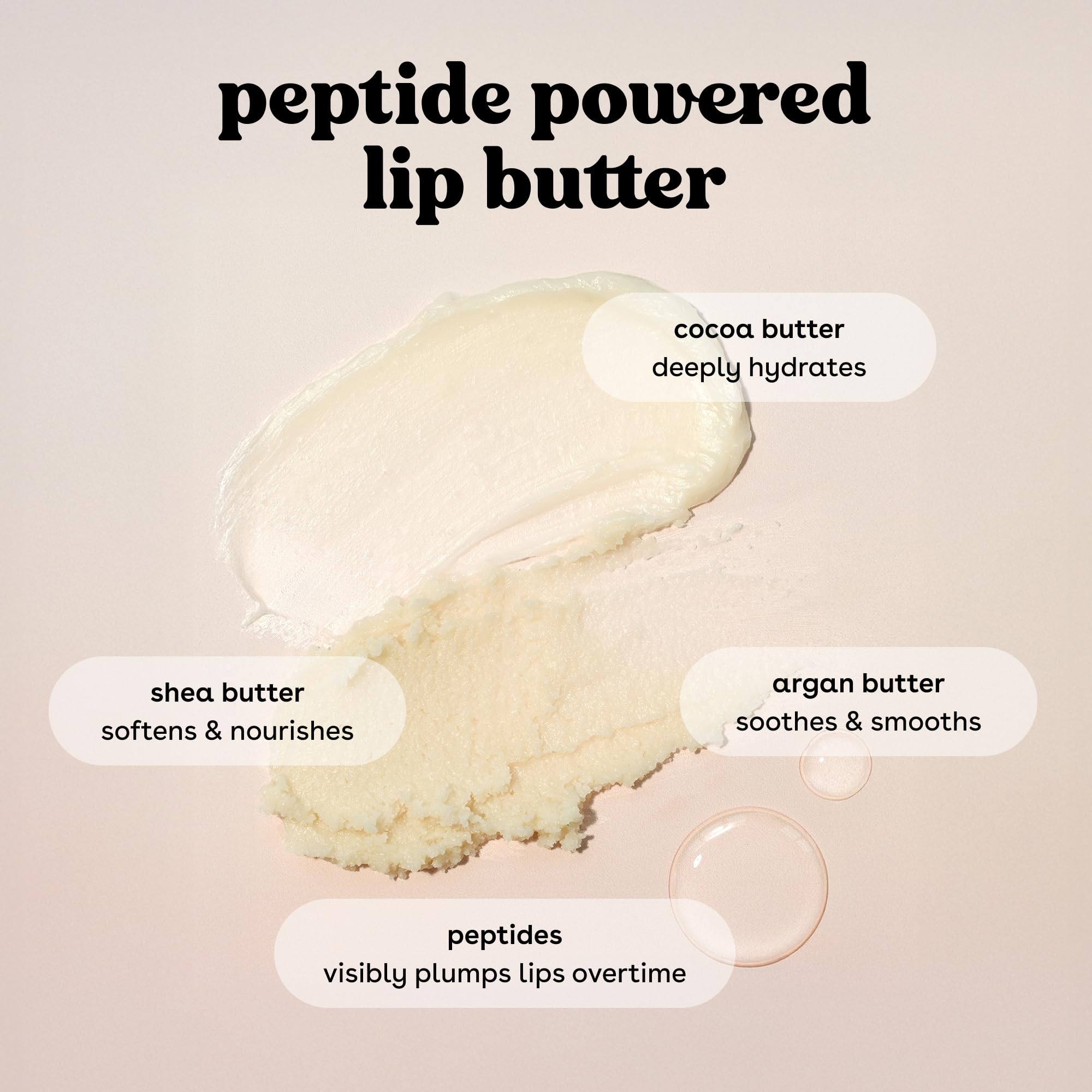 eos Lip Butter- Vanilla Cashmere, Peptide Lip Treatment, 0.35 oz - eos Official Product View 7