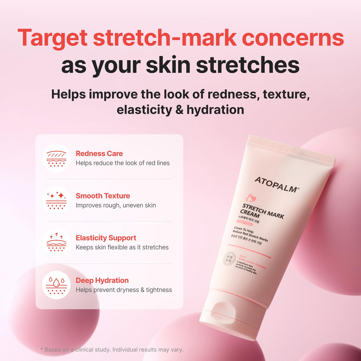ATOPALM Maternity Care Stretch Mark Cream 150ml 5 Fl Oz - ATOPALM Official Product Imagery - 5