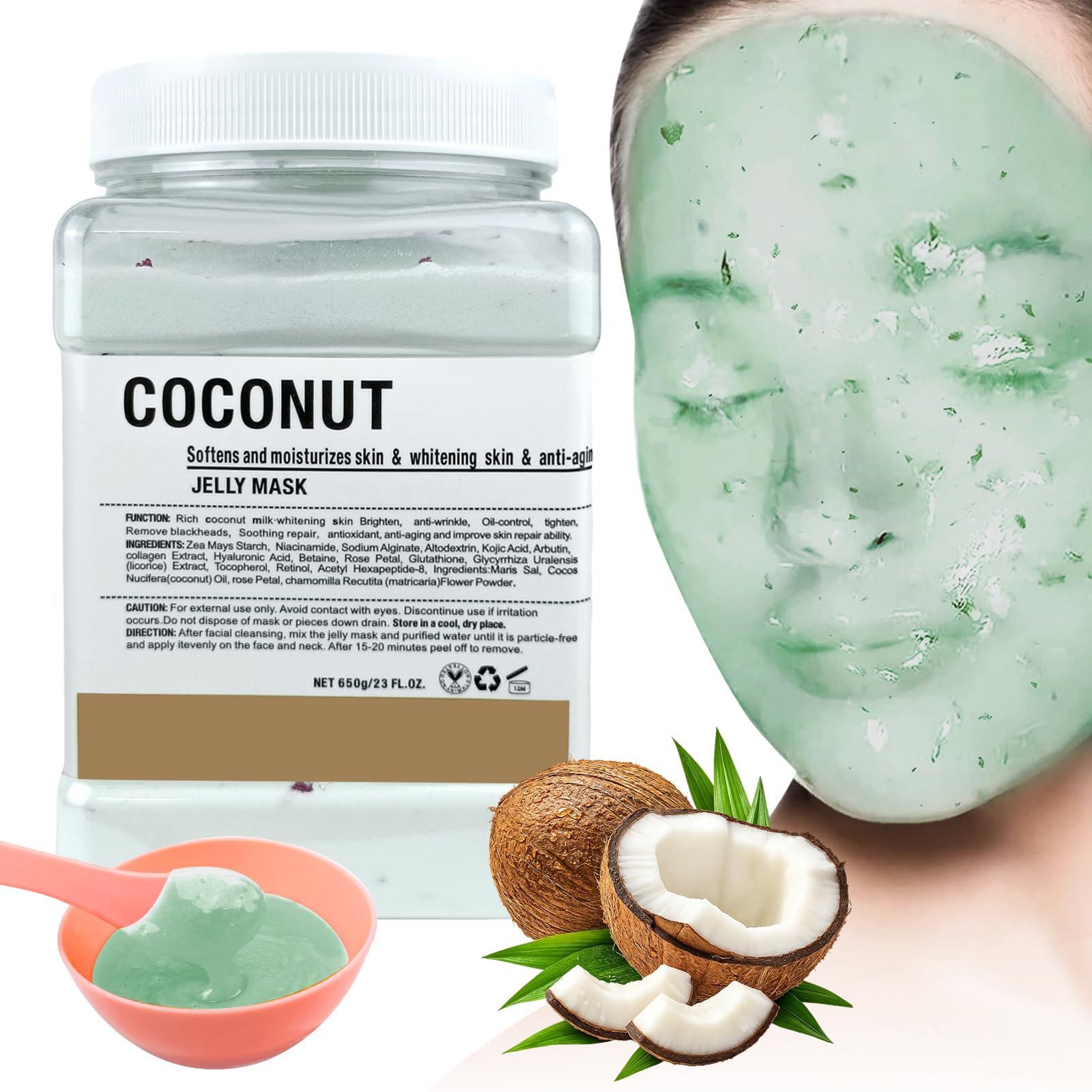 Jelly Mask for Facials Professional, Hydrating &amp; - Angeland